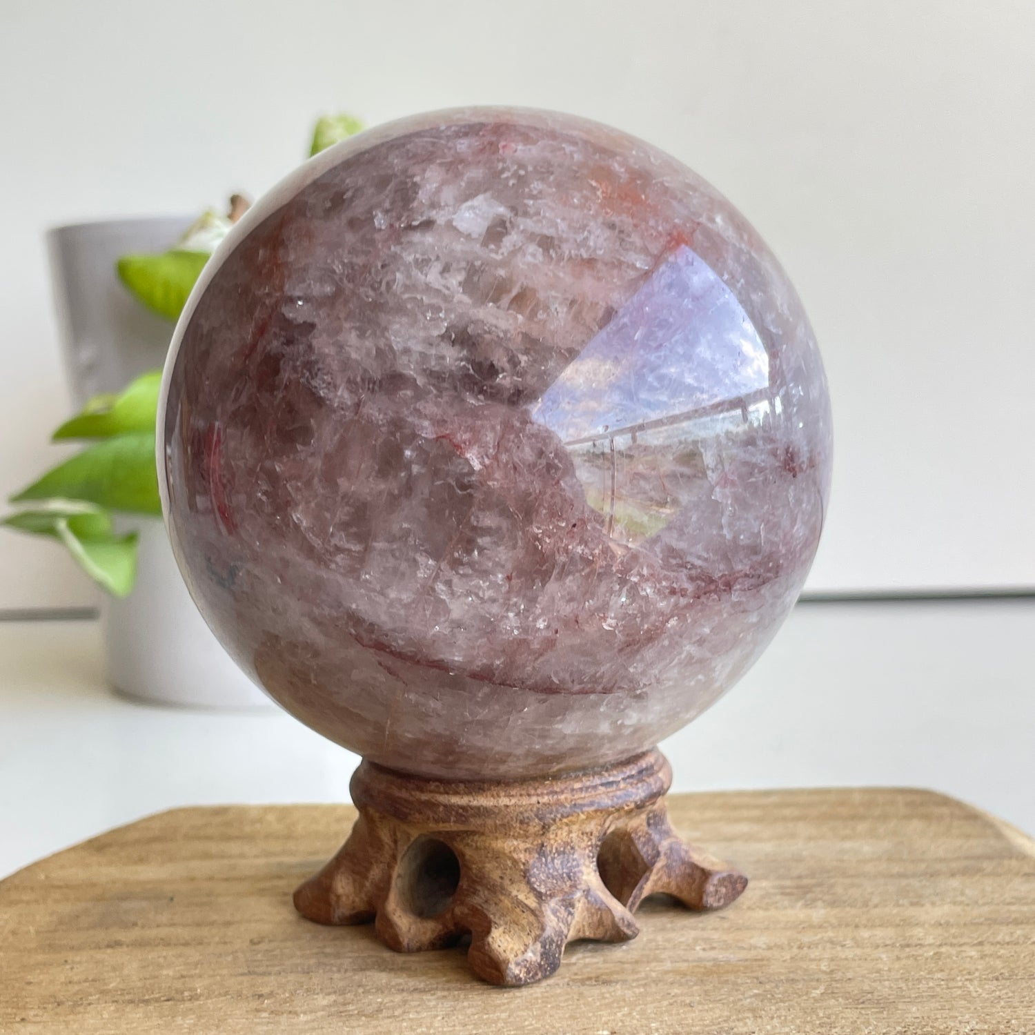 Lithium Quartz Sphere 8.8cm