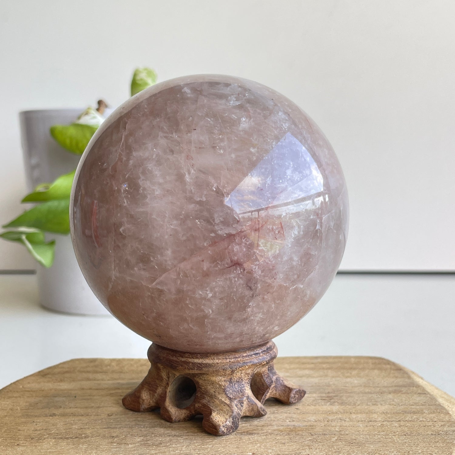Lithium Quartz Sphere 9.1cm