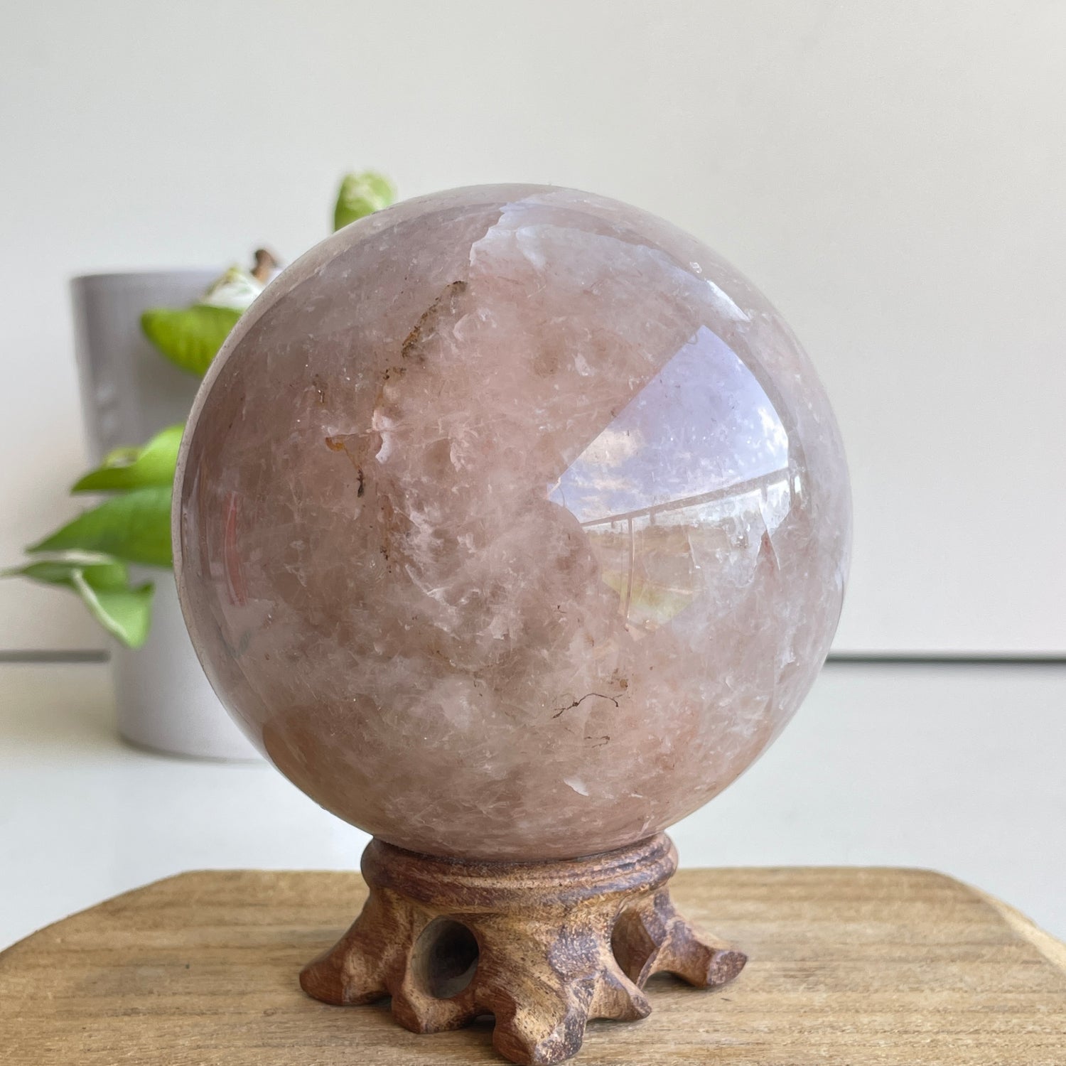 Lithium Quartz Sphere 9.1cm