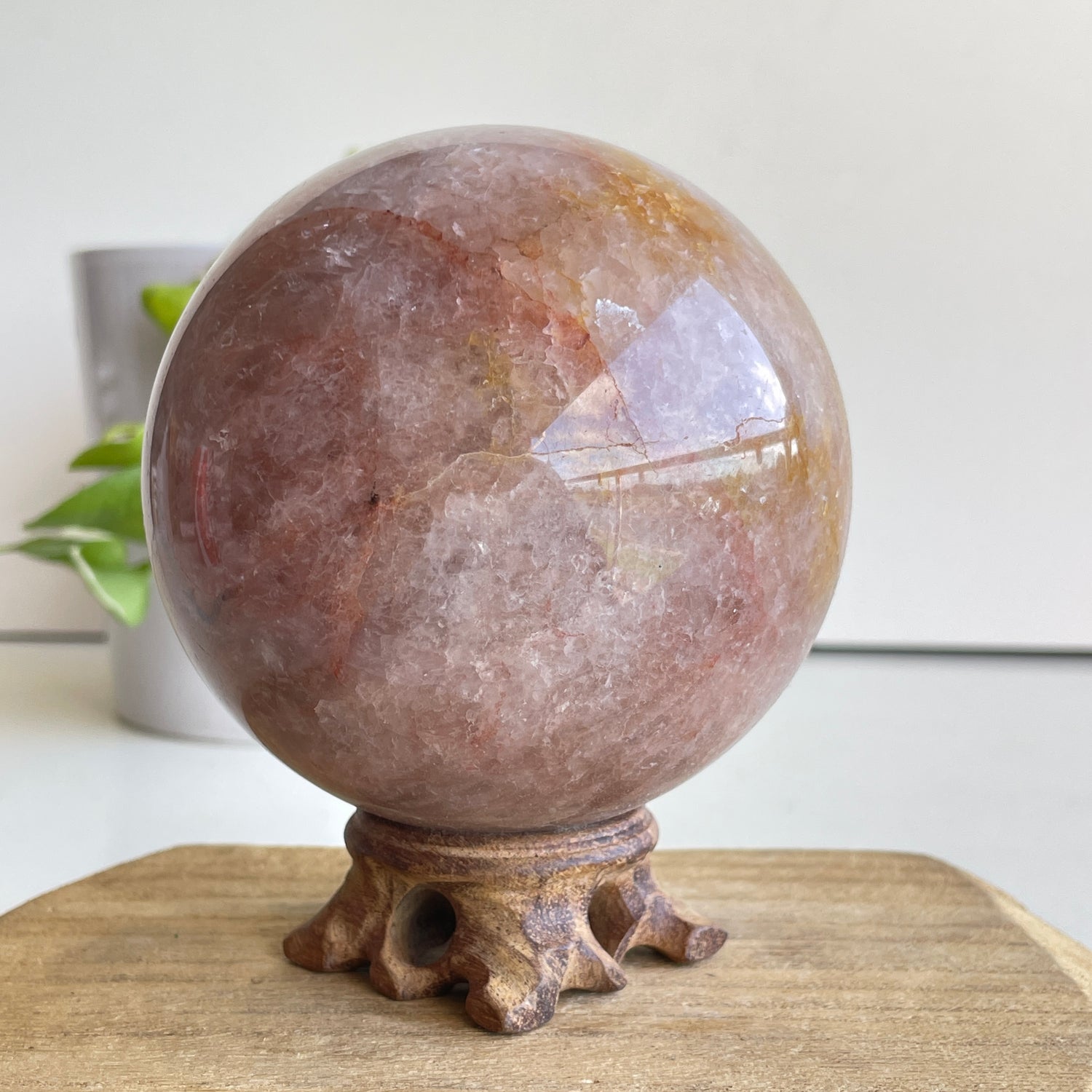 Lithium Quartz Sphere 9.5cm
