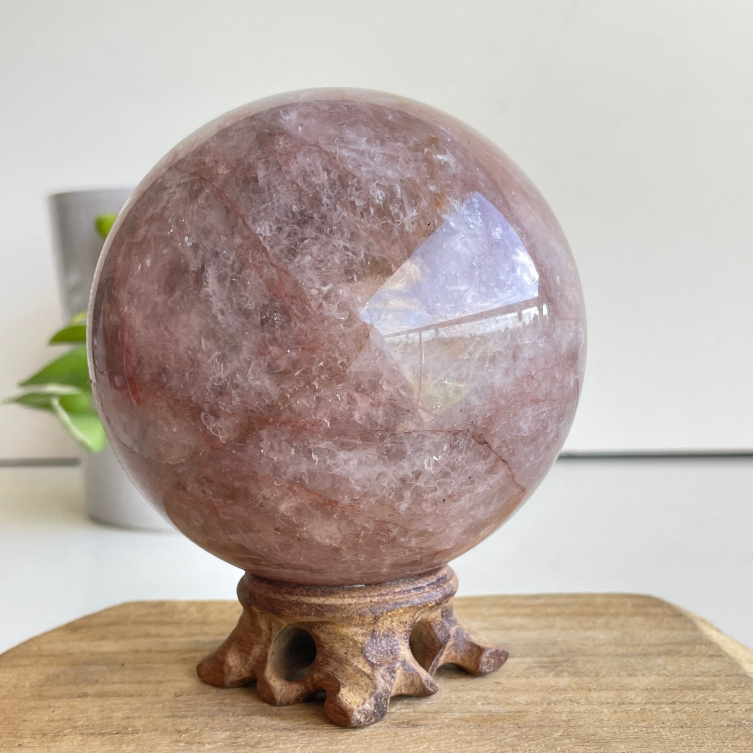 Lithium Quartz Sphere 9.5cm