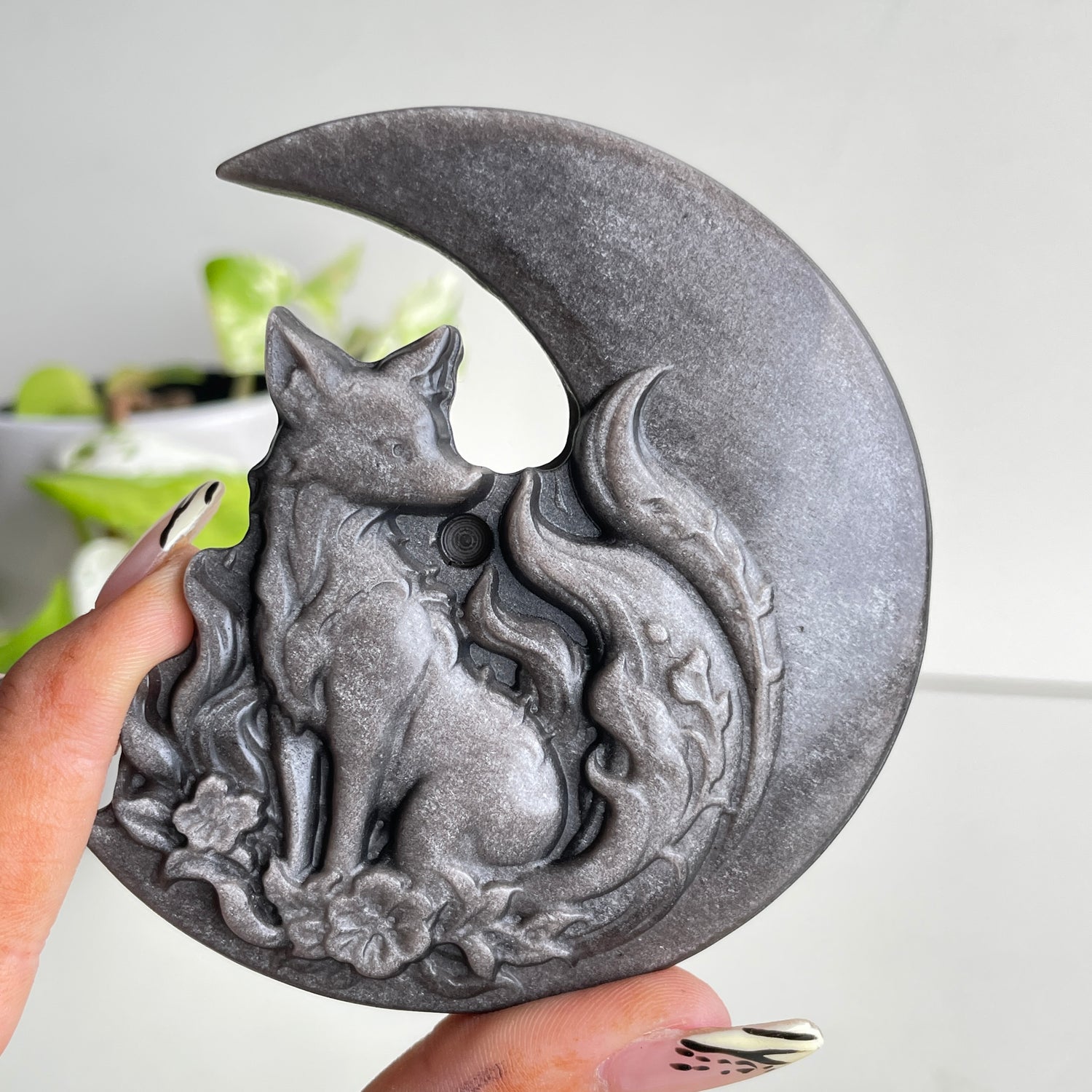Silversheen Obsidian Moon/Fox