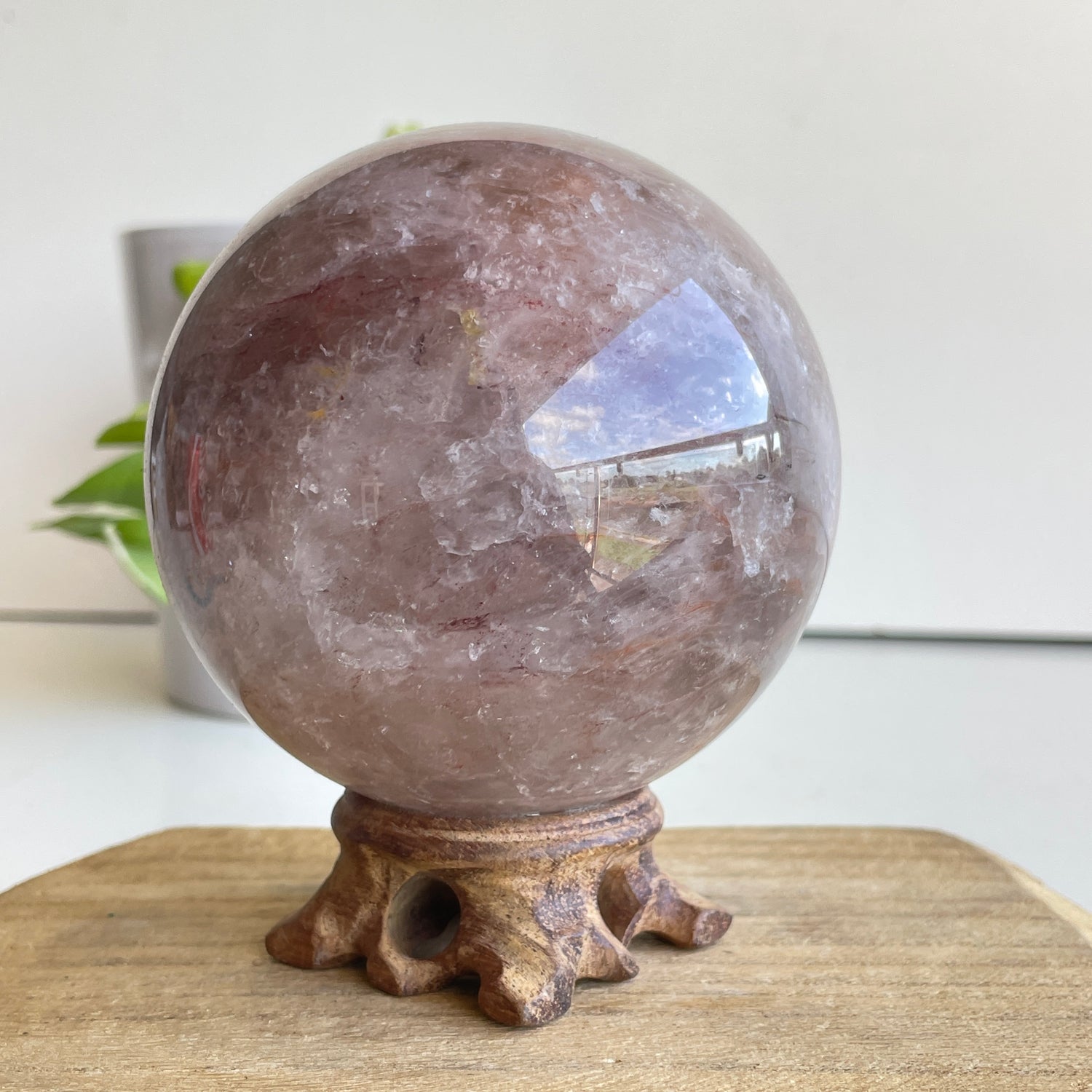 Lithium Quartz Sphere 8.9cm
