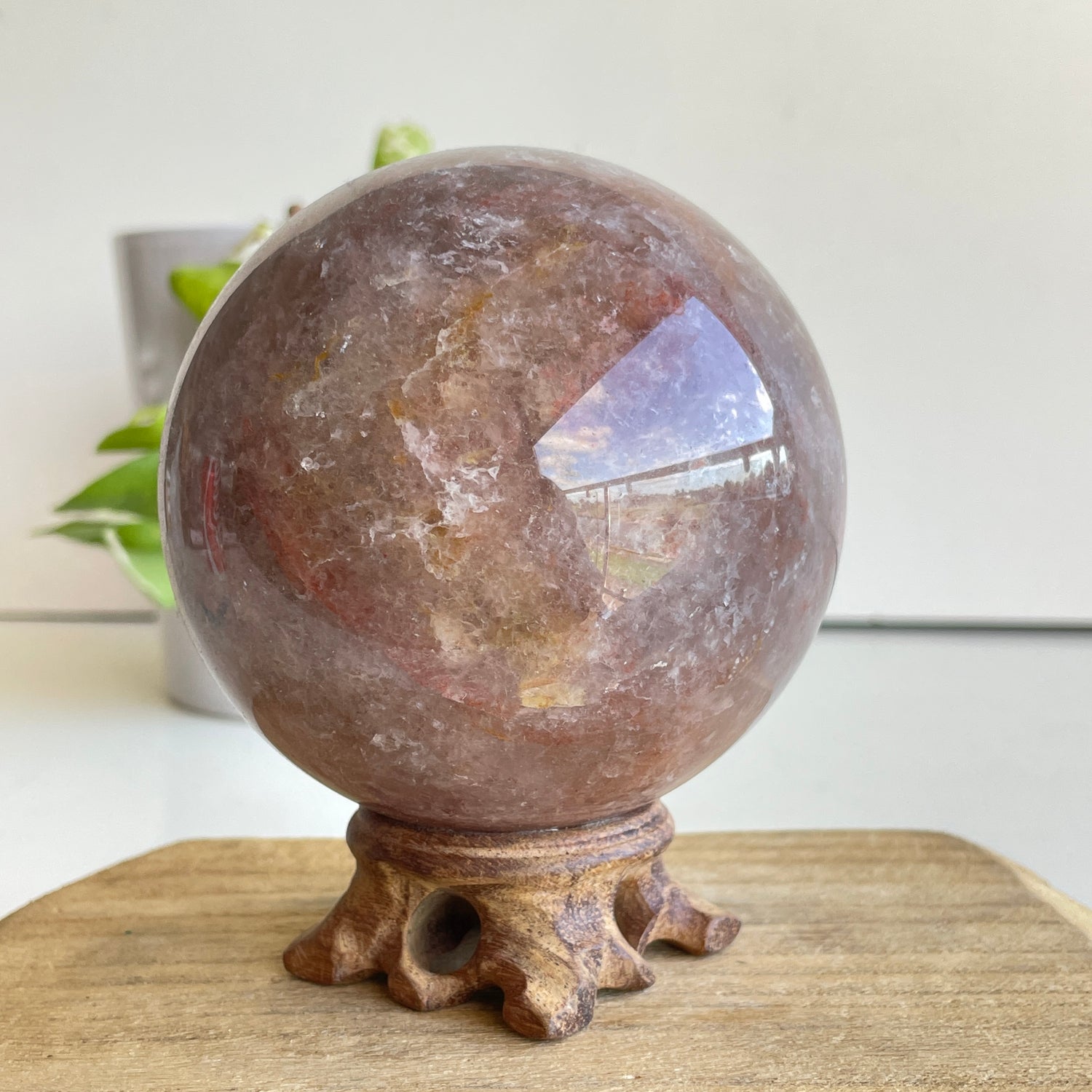 Lithium Quartz Sphere 8.9cm