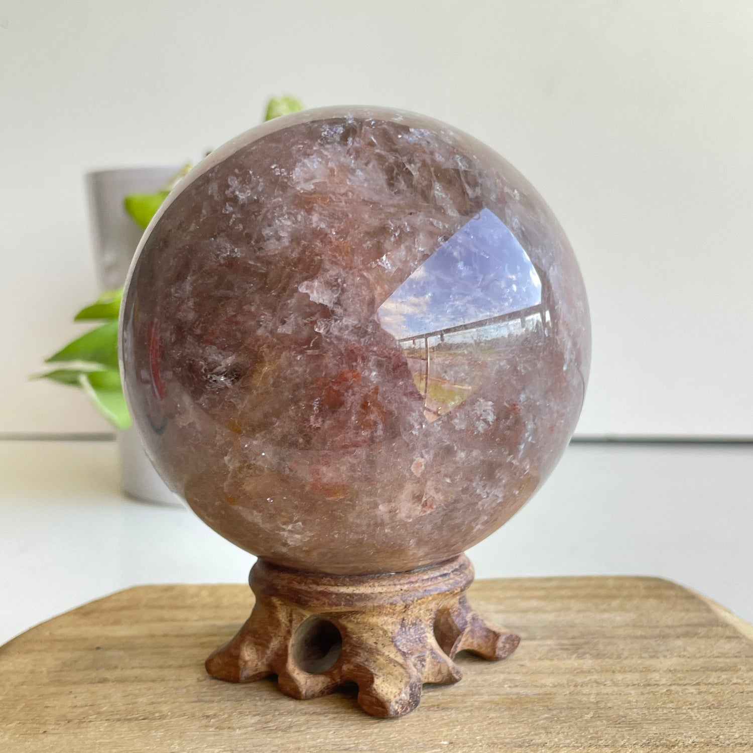 Lithium Quartz Sphere 8.9cm