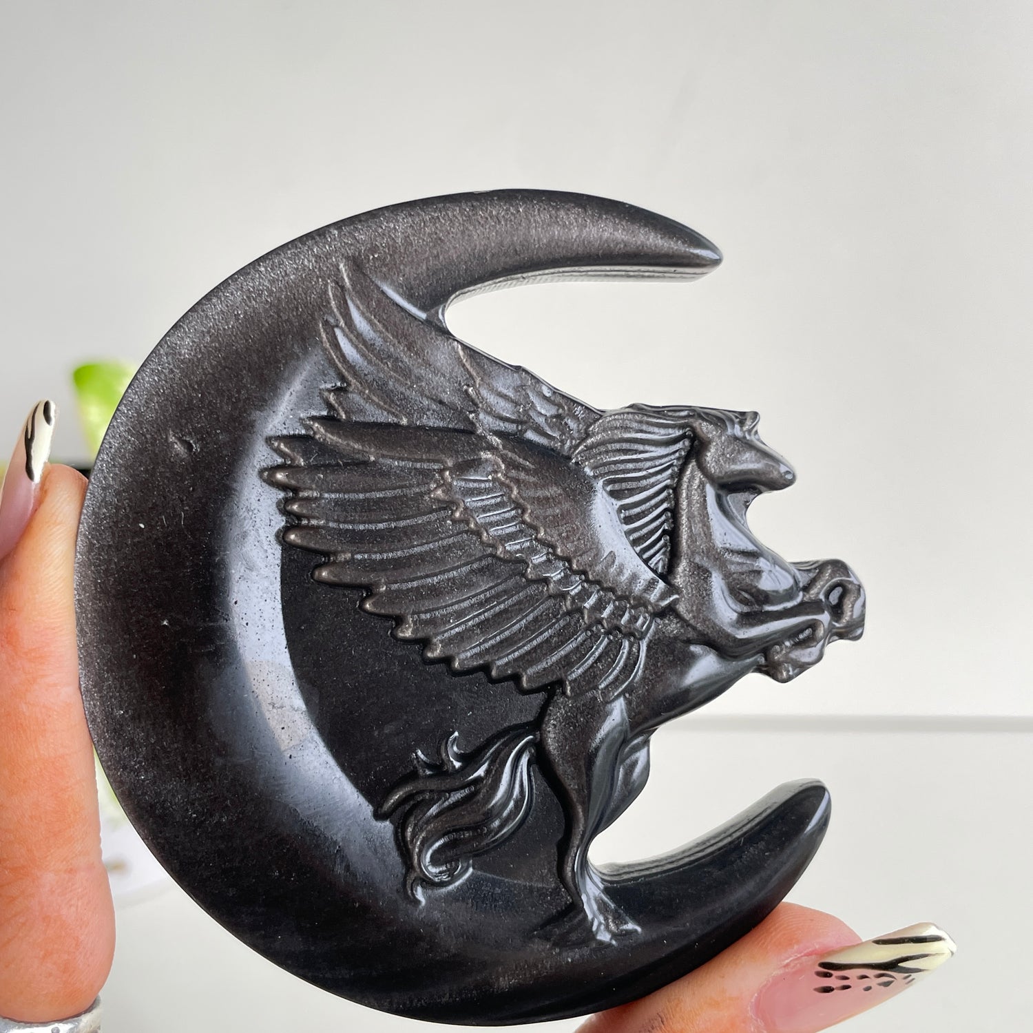 Silversheen Obsidian Moon/Unicorn