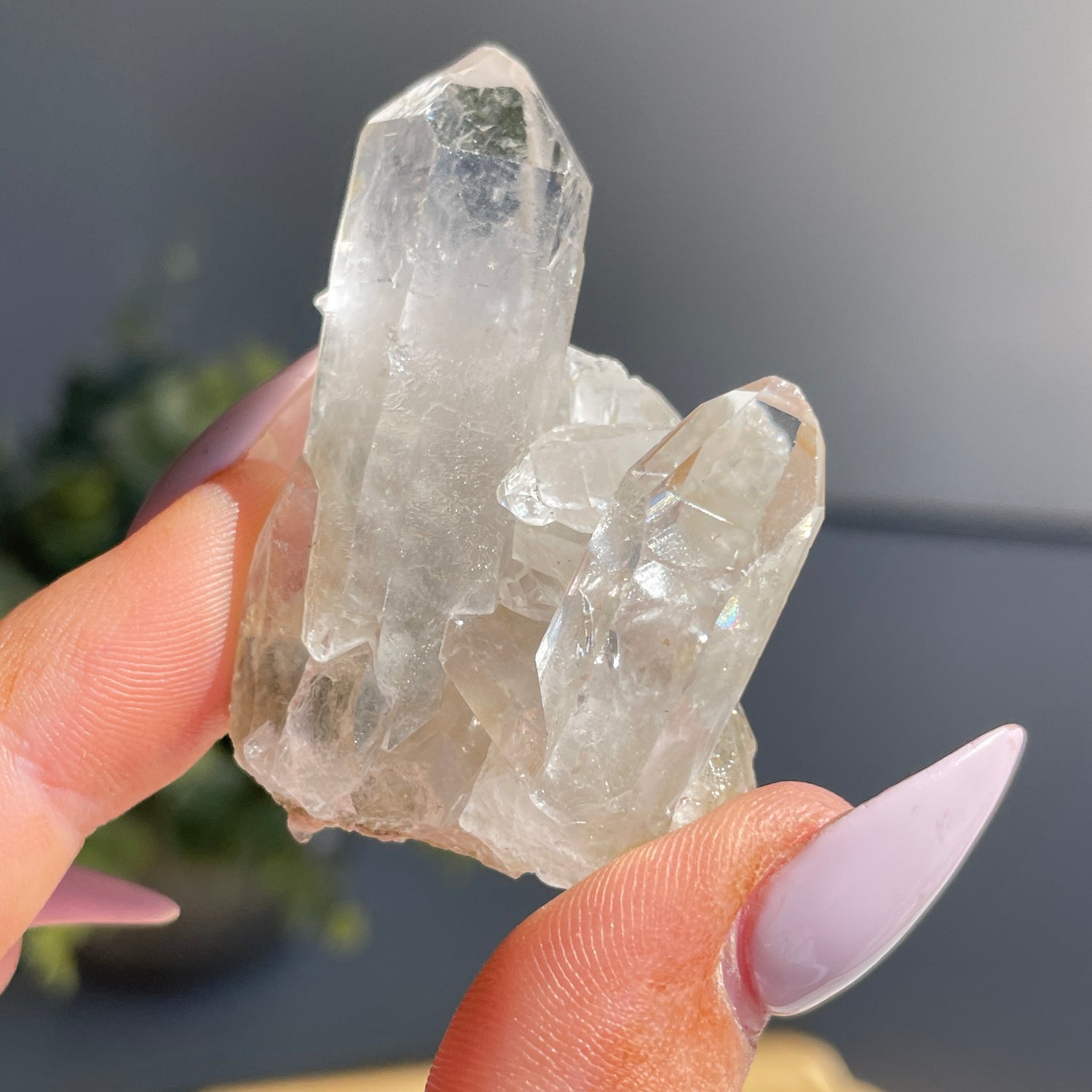 Lemurian Quartz Cluster 28g