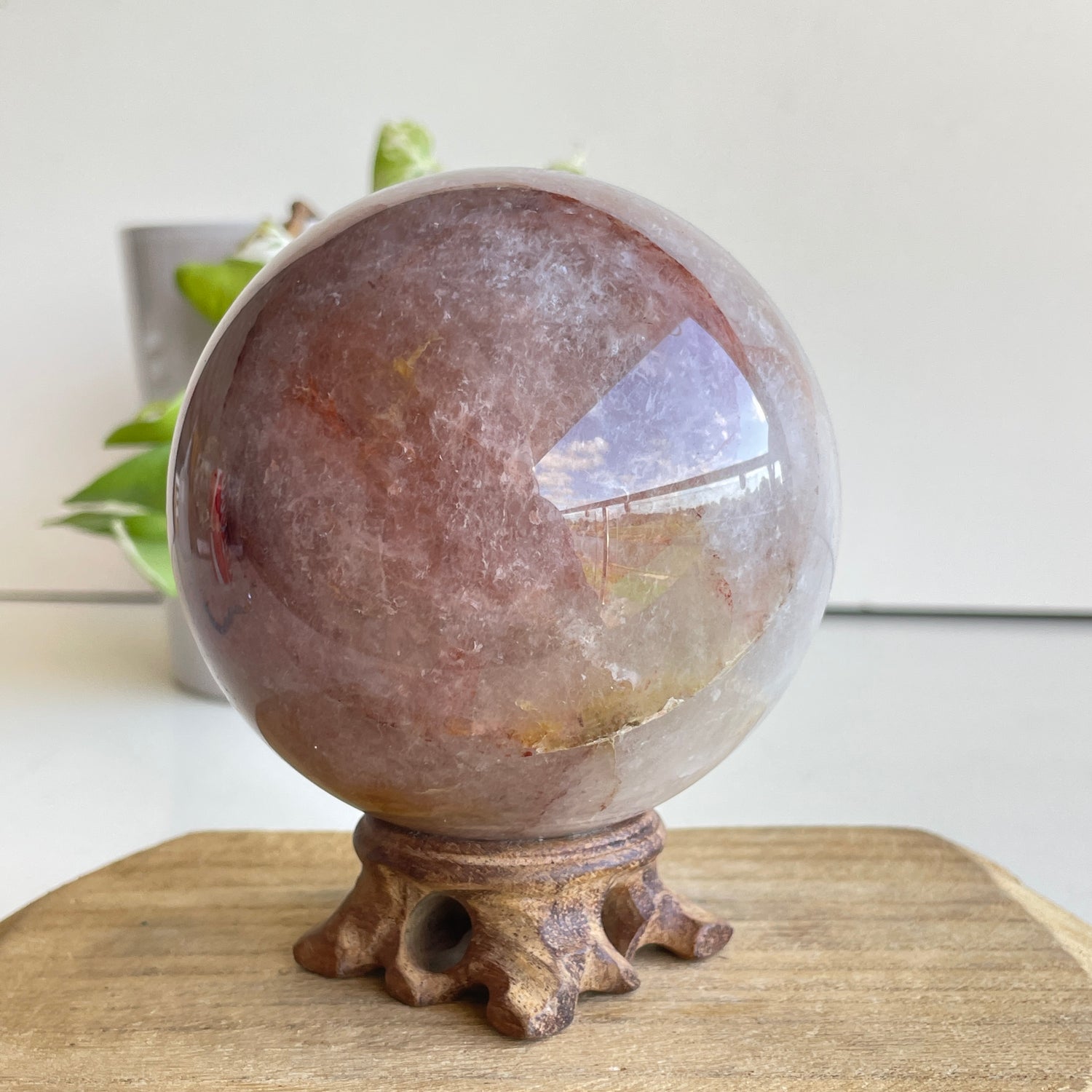 Lithium Quartz Sphere 9cm