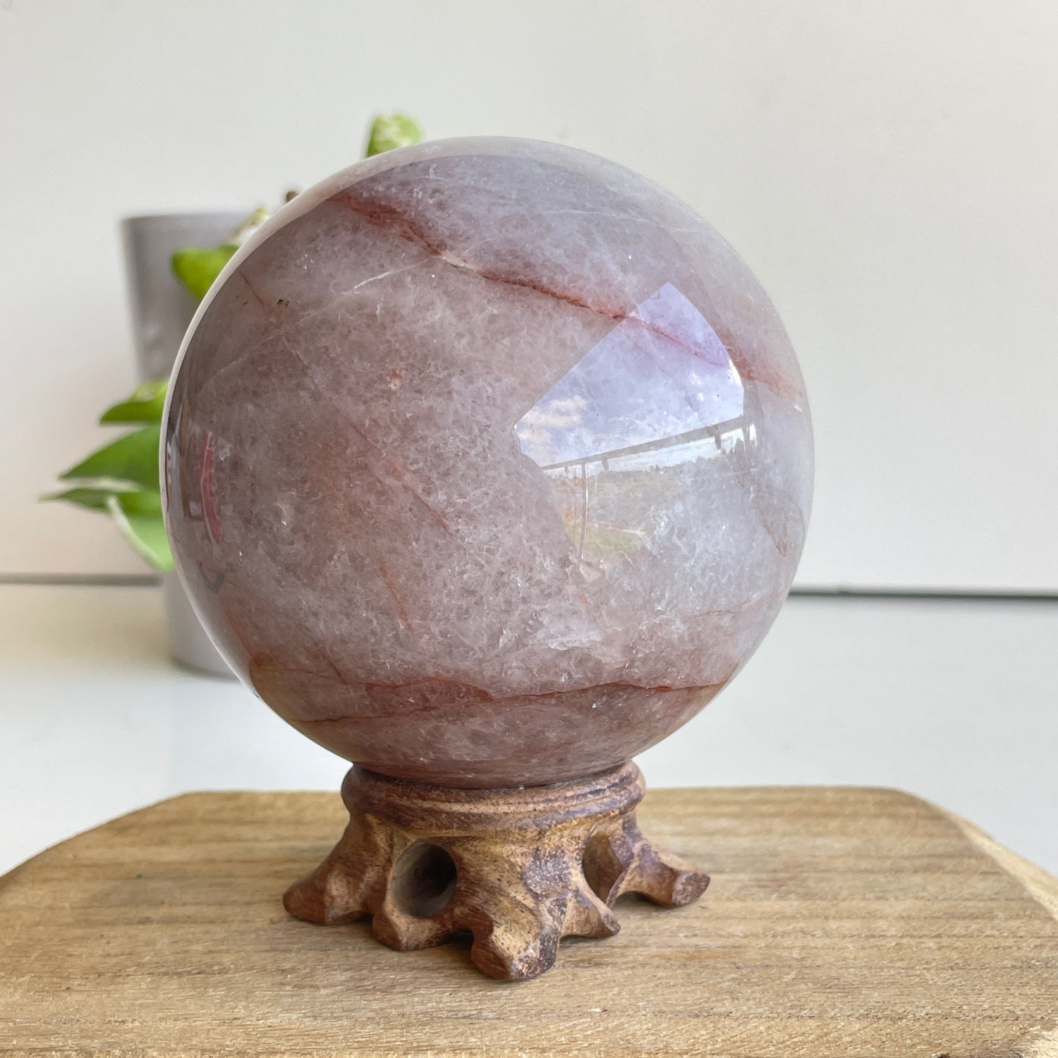 Lithium Quartz Sphere 9cm