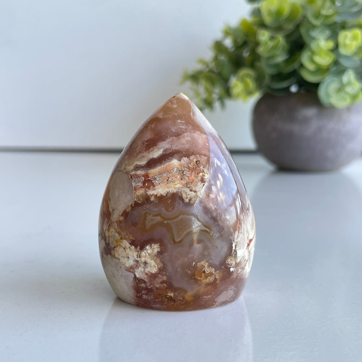 Flower Agate Flame 5.7cm