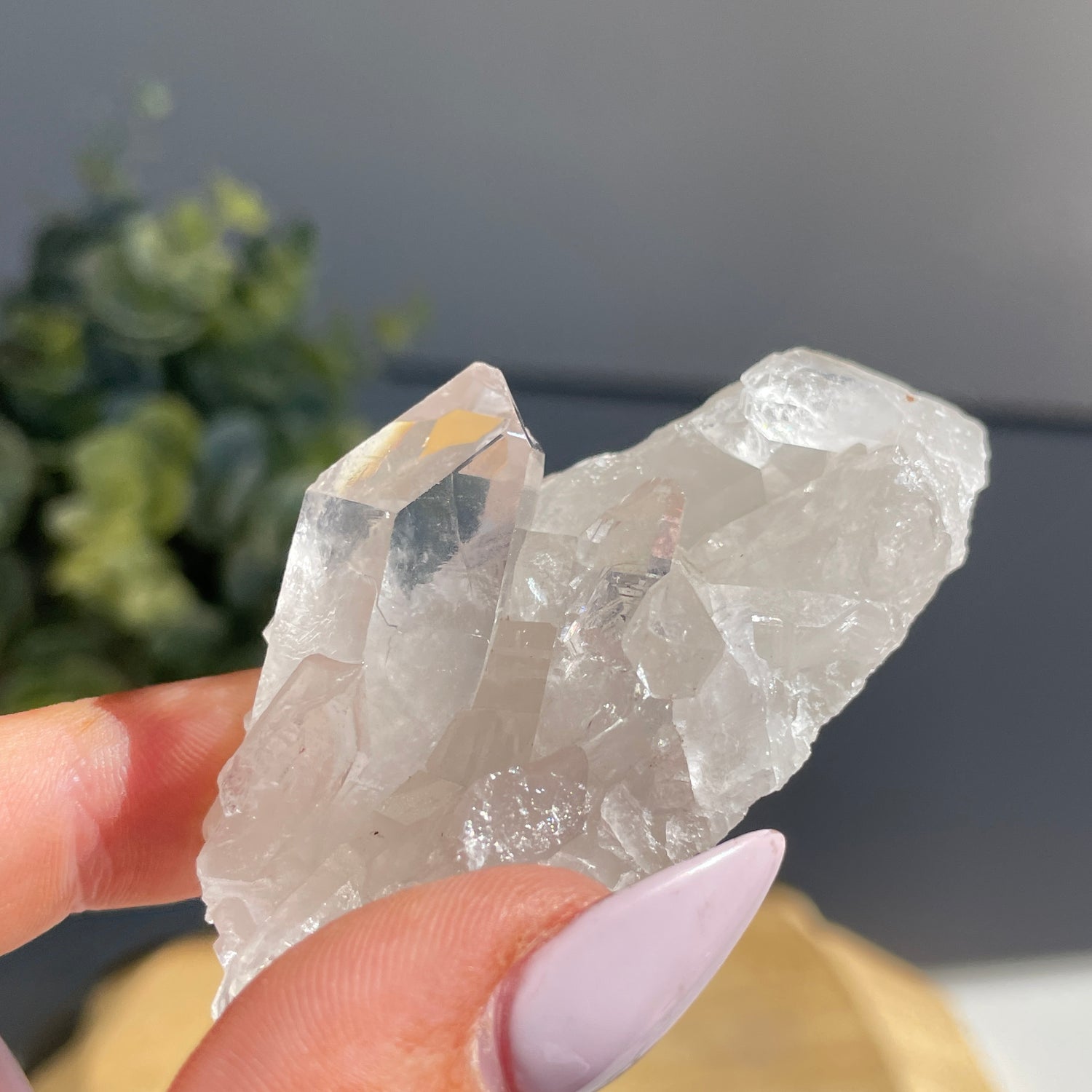 Lemurian Quartz Cluster 46g