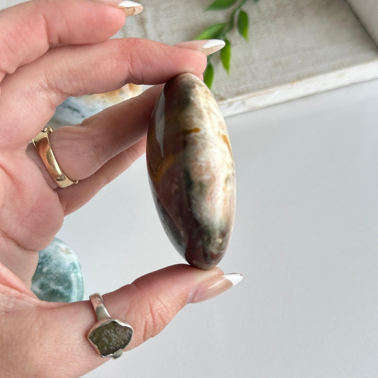 Ocean Jasper Palmstone Lge