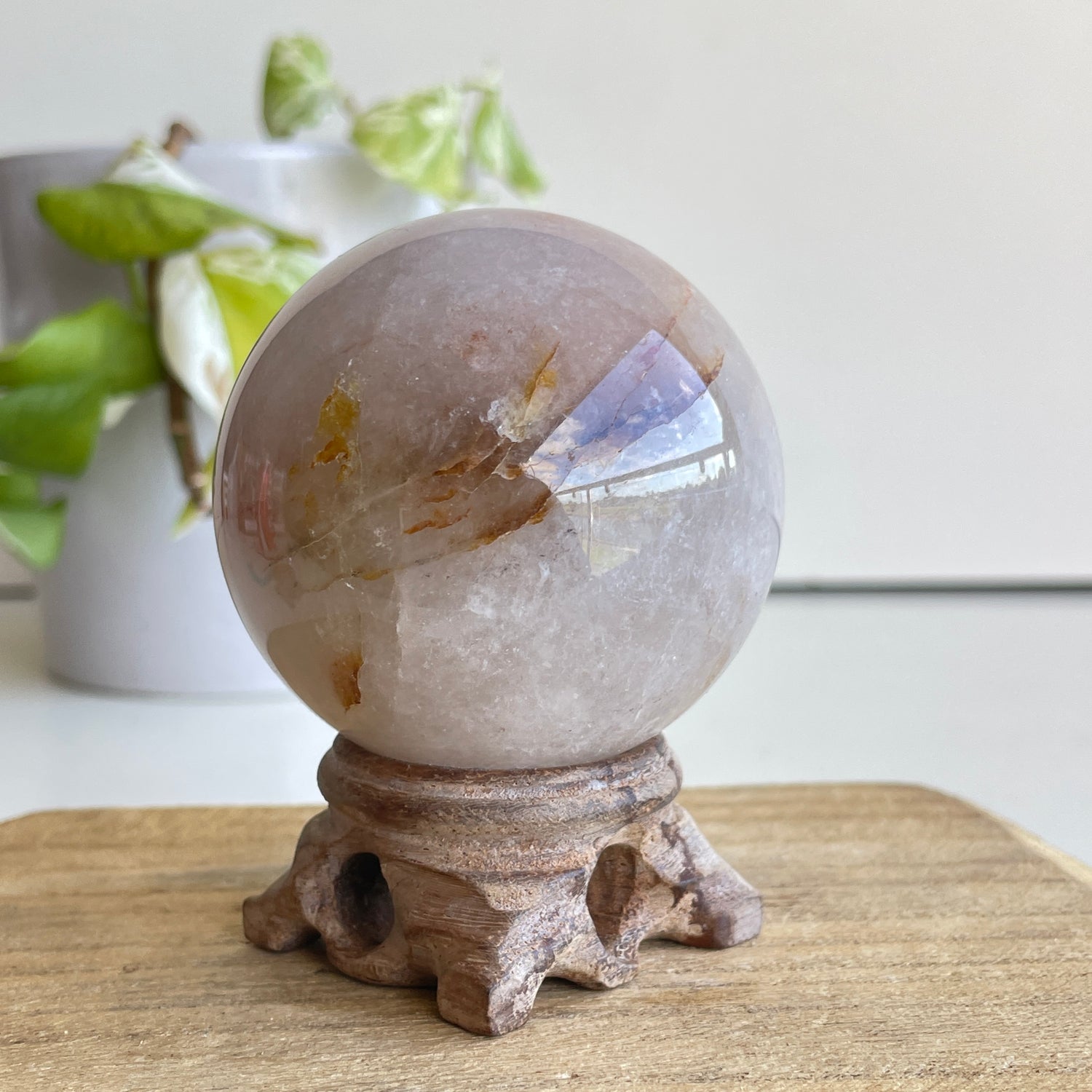 Lithium Quartz Sphere 6.1cm