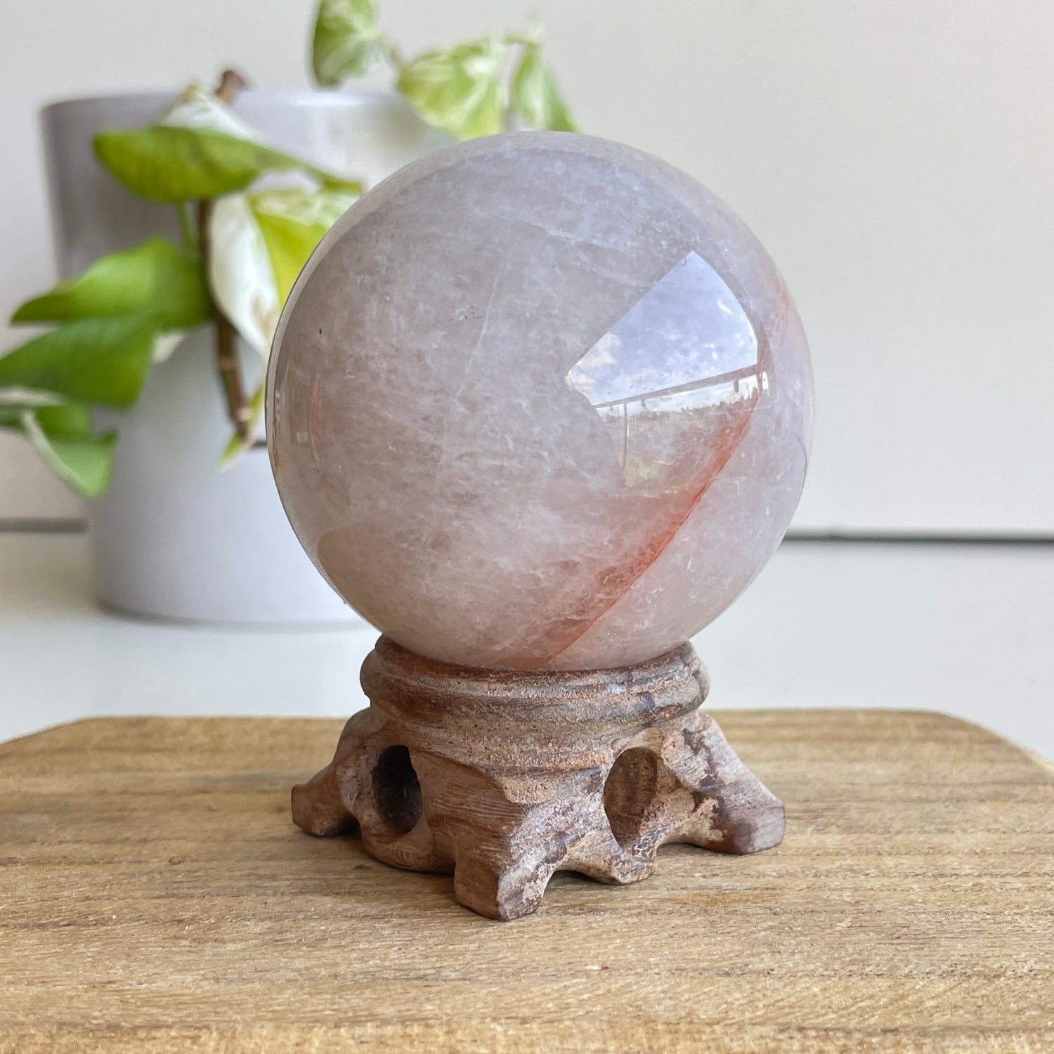Lithium Quartz Sphere 6.1cm