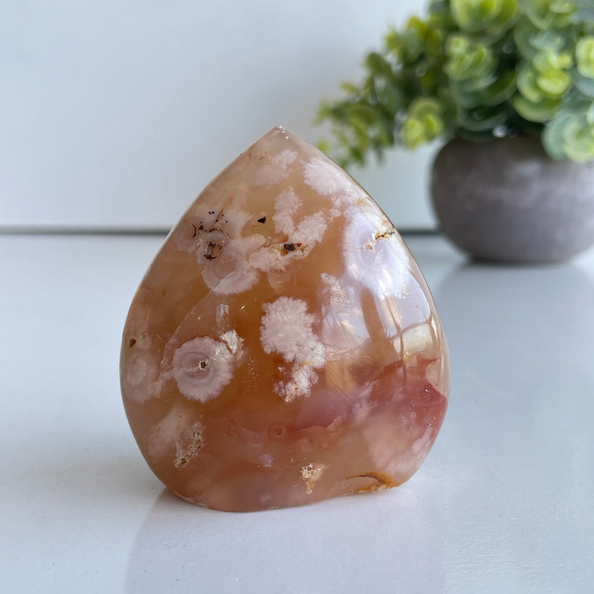 Flower Agate Flame 6cm