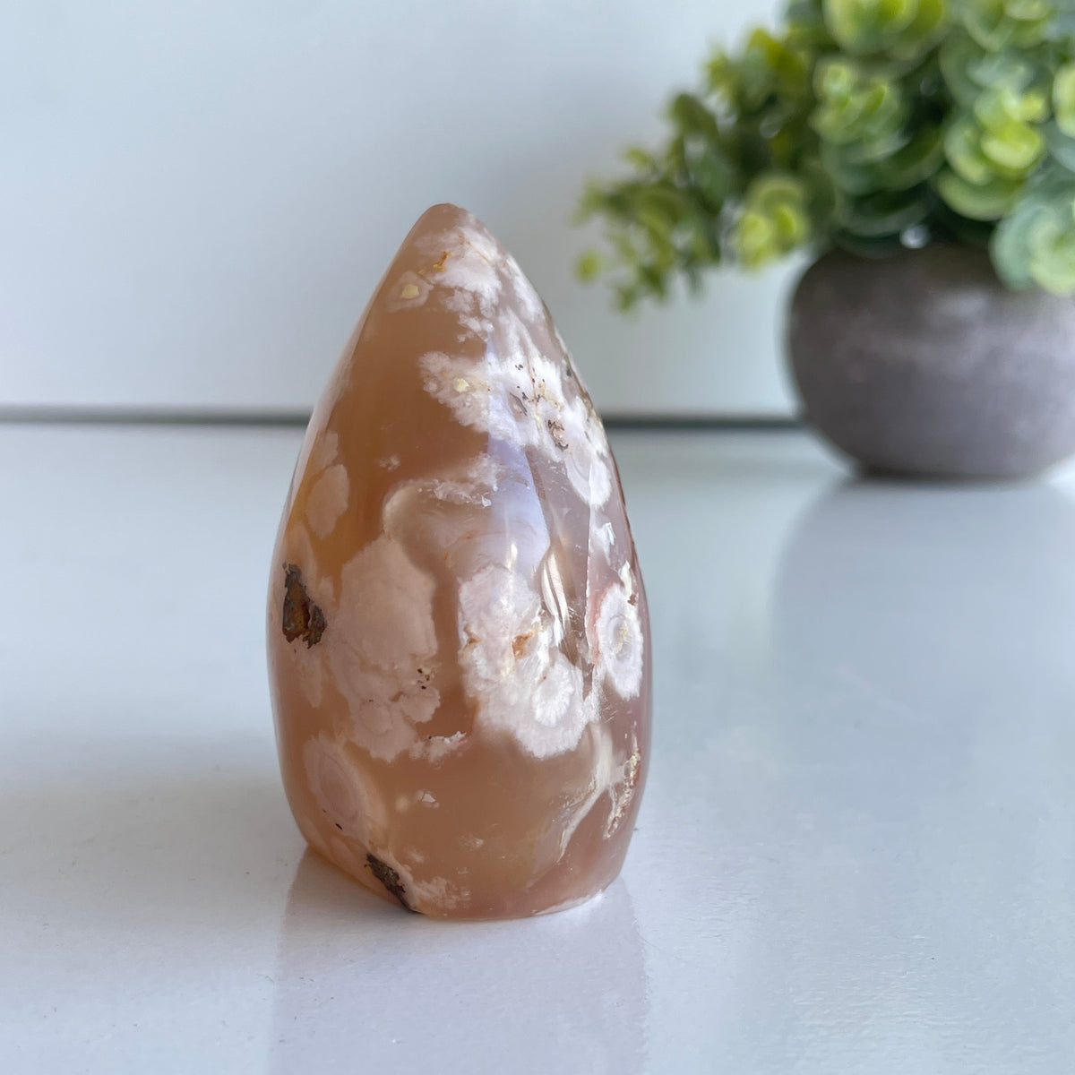 Flower Agate Flame 6cm