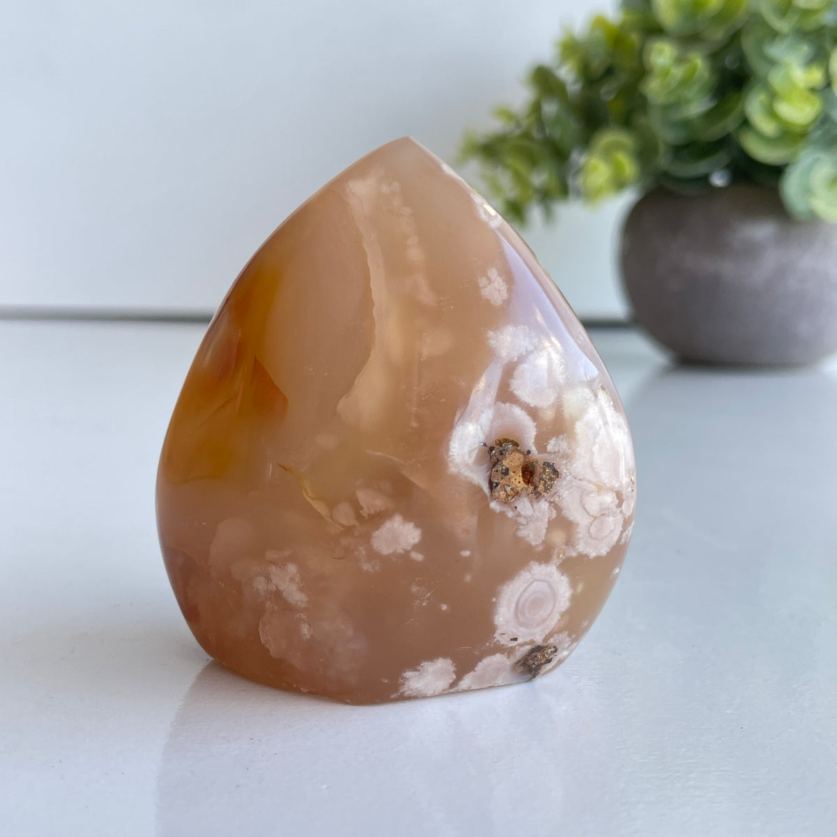 Flower Agate Flame 6cm
