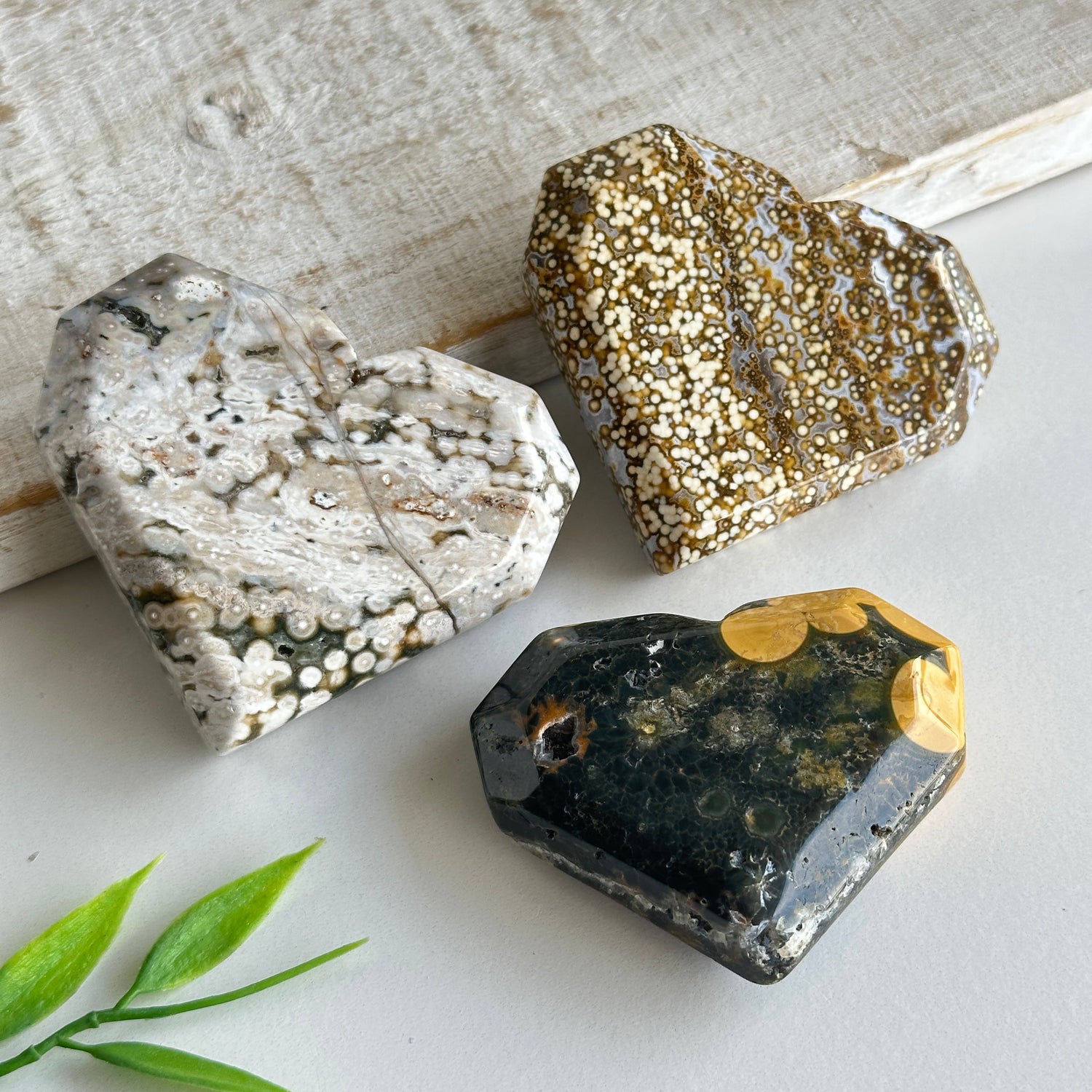 Ocean Jasper Heart Large Assorted