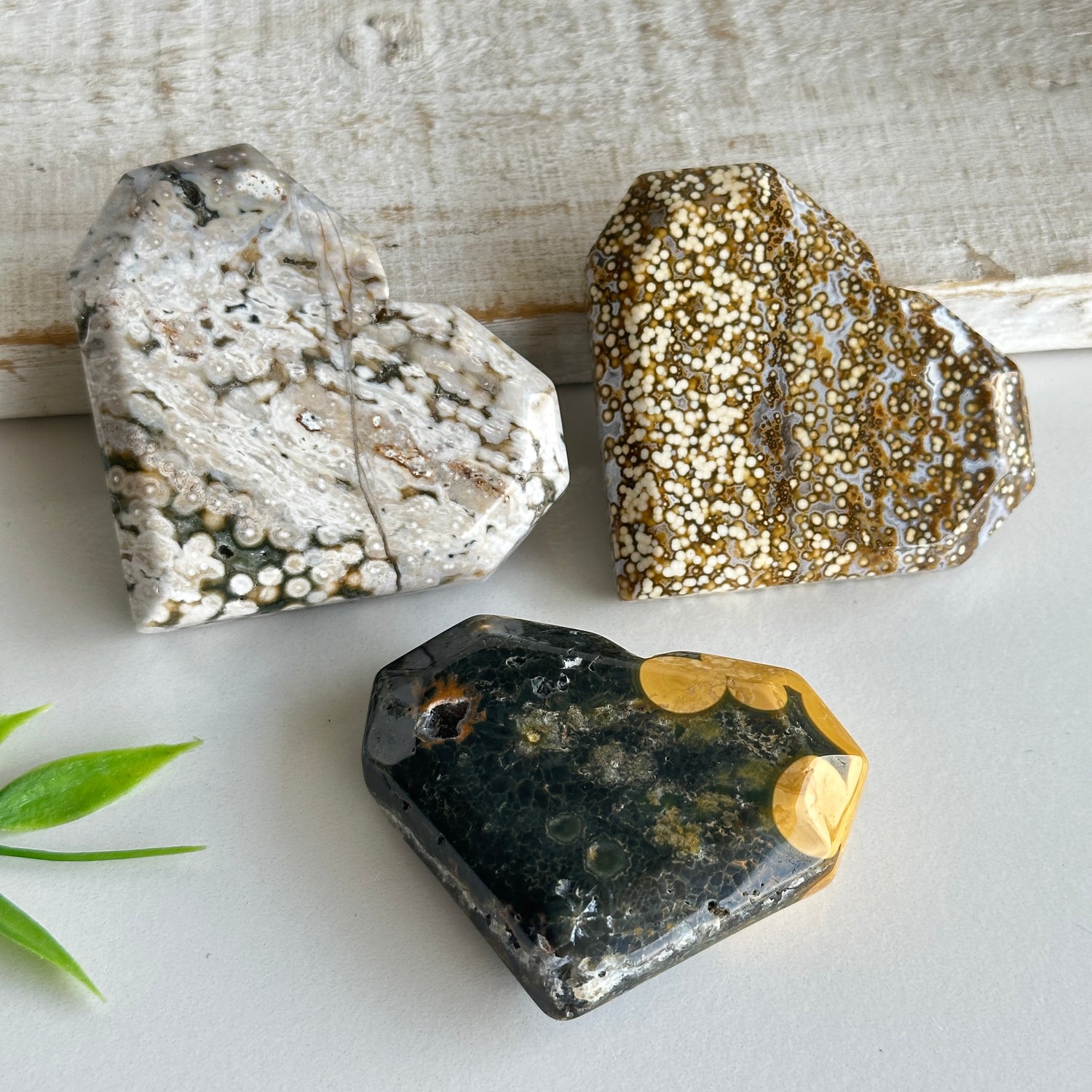 Ocean Jasper Heart Large Assorted