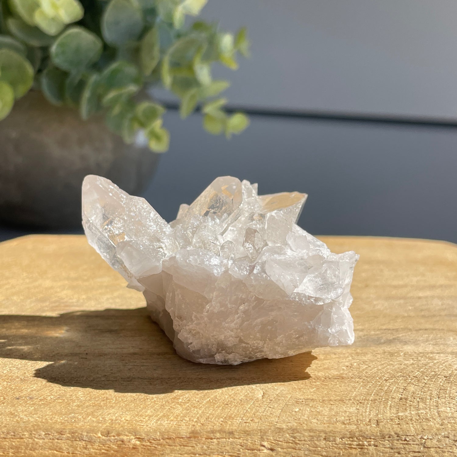 Lemurian Quartz Cluster 68g