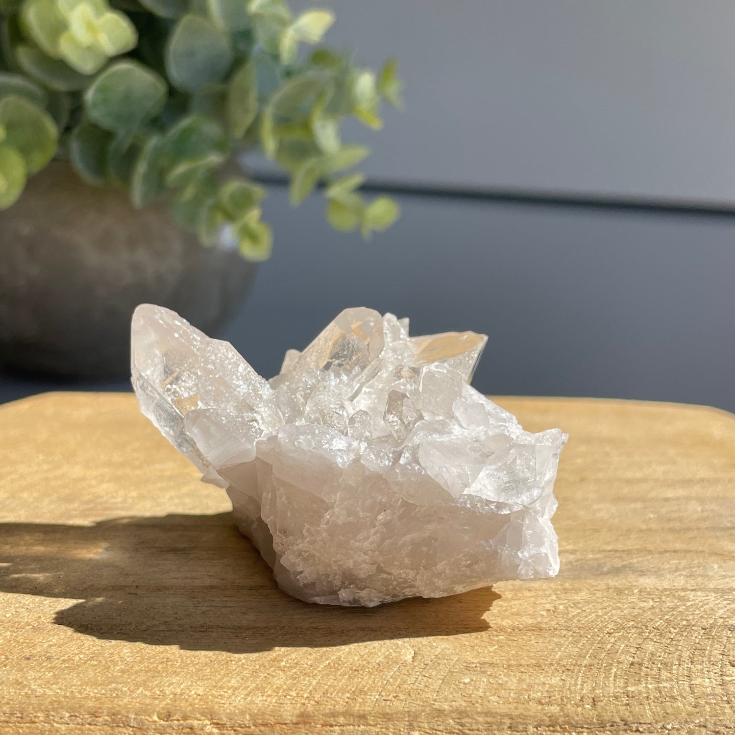 Lemurian Quartz Cluster 68g