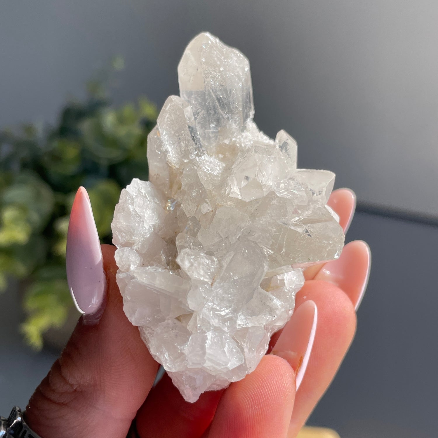 Lemurian Quartz Cluster 68g