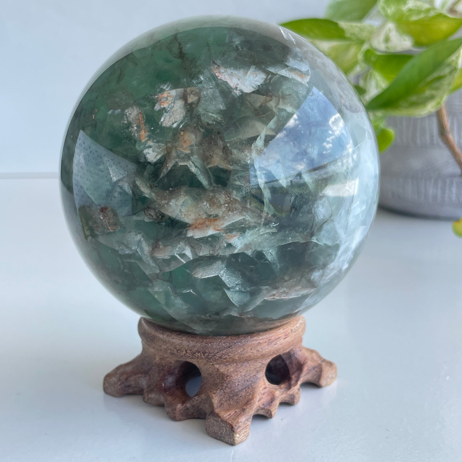 Fluorite Sphere 9.5cm 02