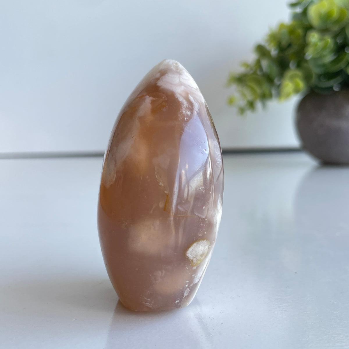 Flower Agate Flame 6.6cm