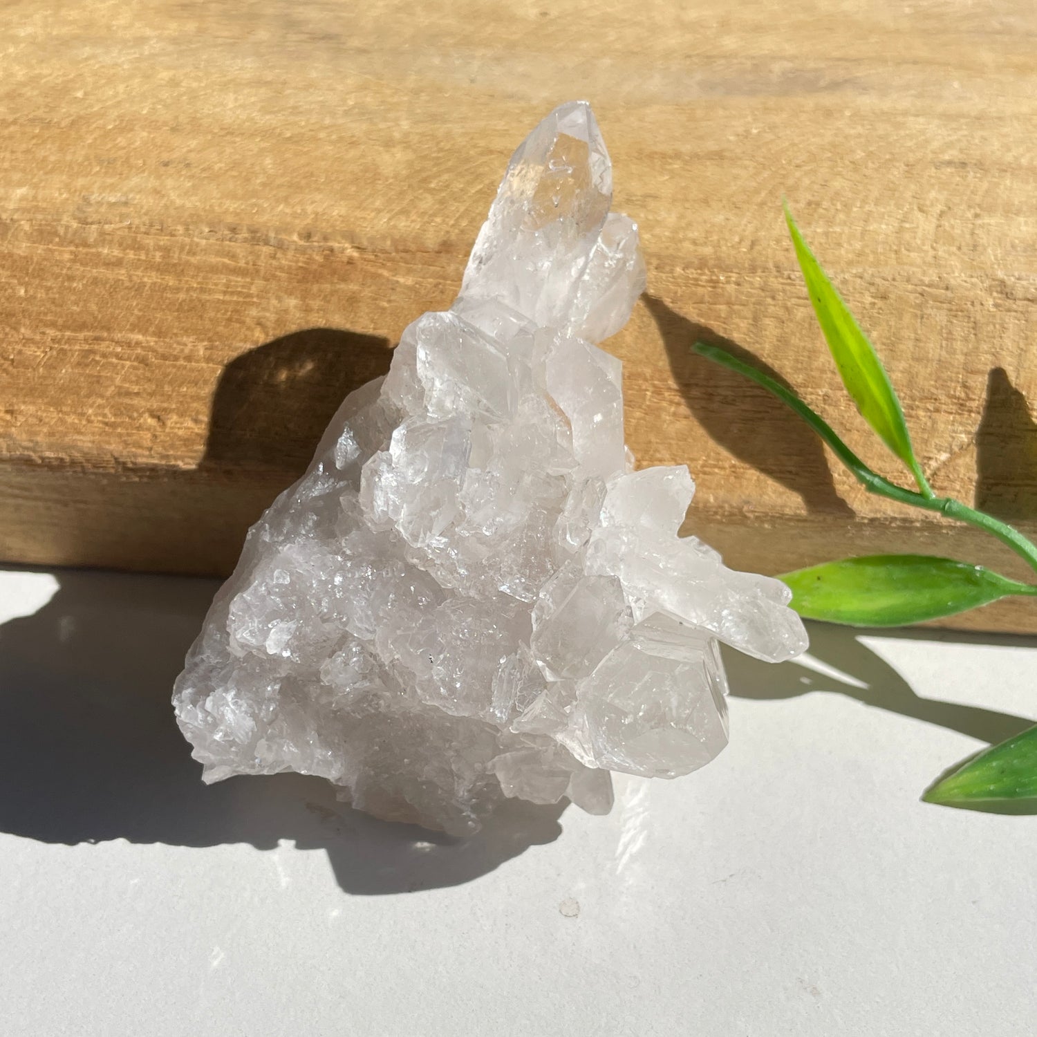 Lemurian Quartz Cluster 76g