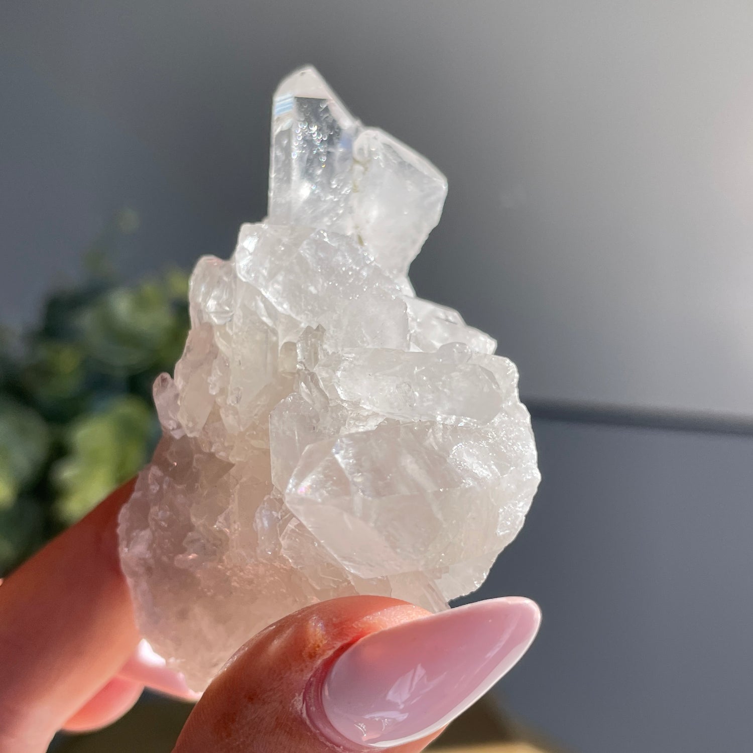 Lemurian Quartz Cluster 76g