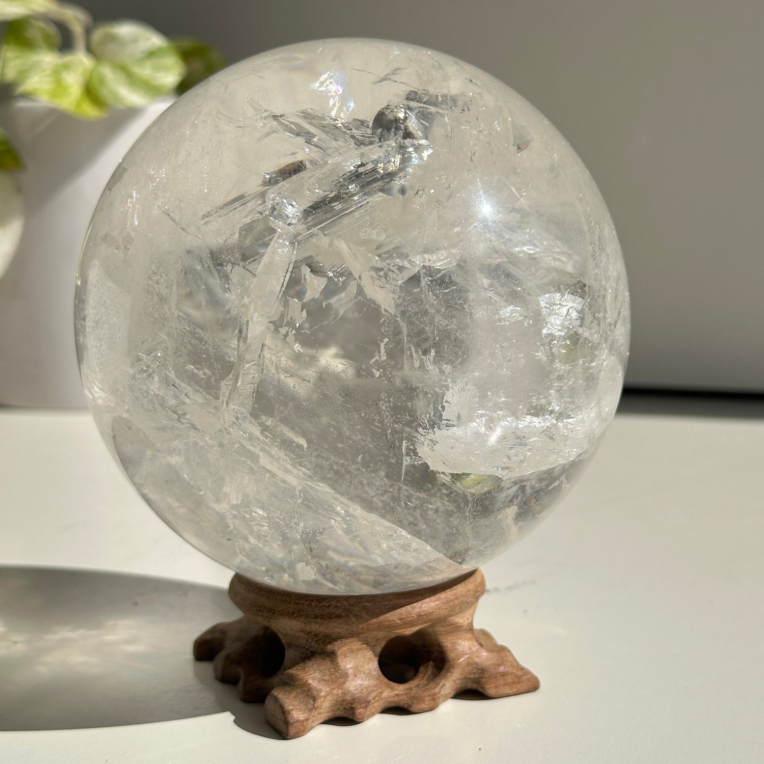 Clear Quartz Sphere - High Quality 12cm