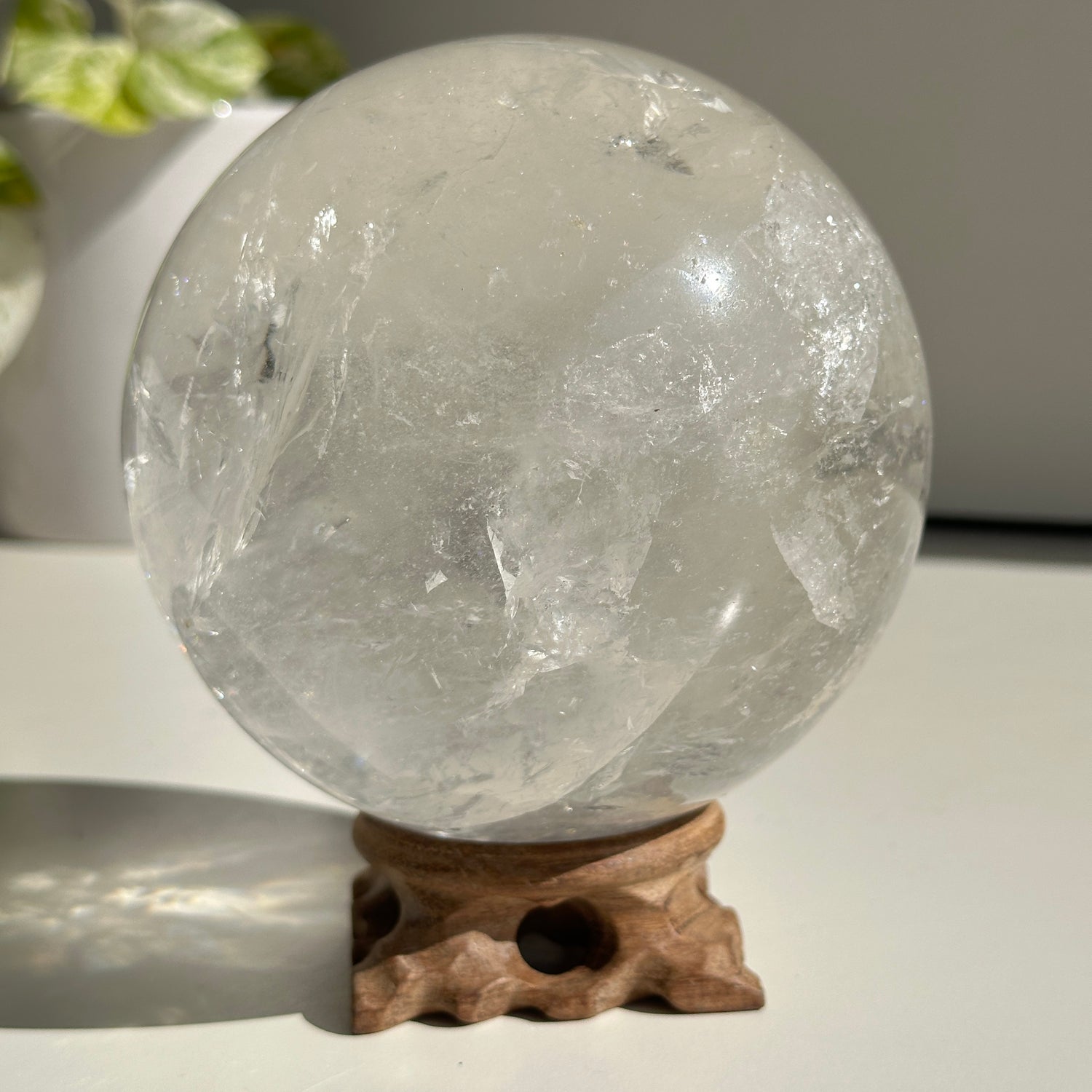 Clear Quartz Sphere - High Quality 12cm