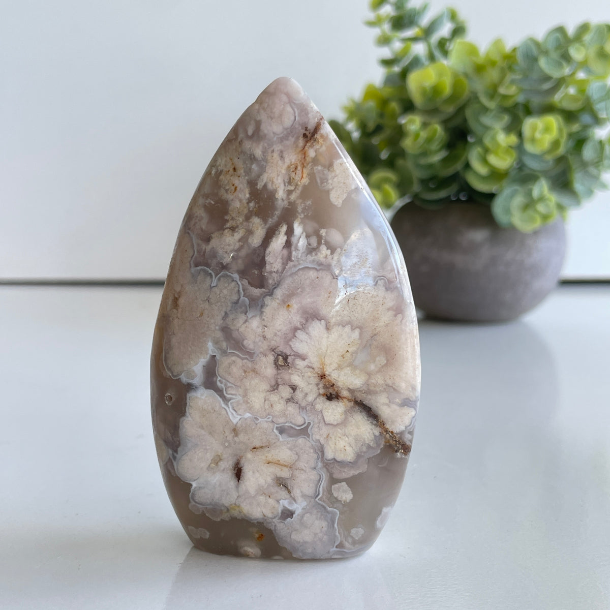 Flower Agate Flame 9.7cm