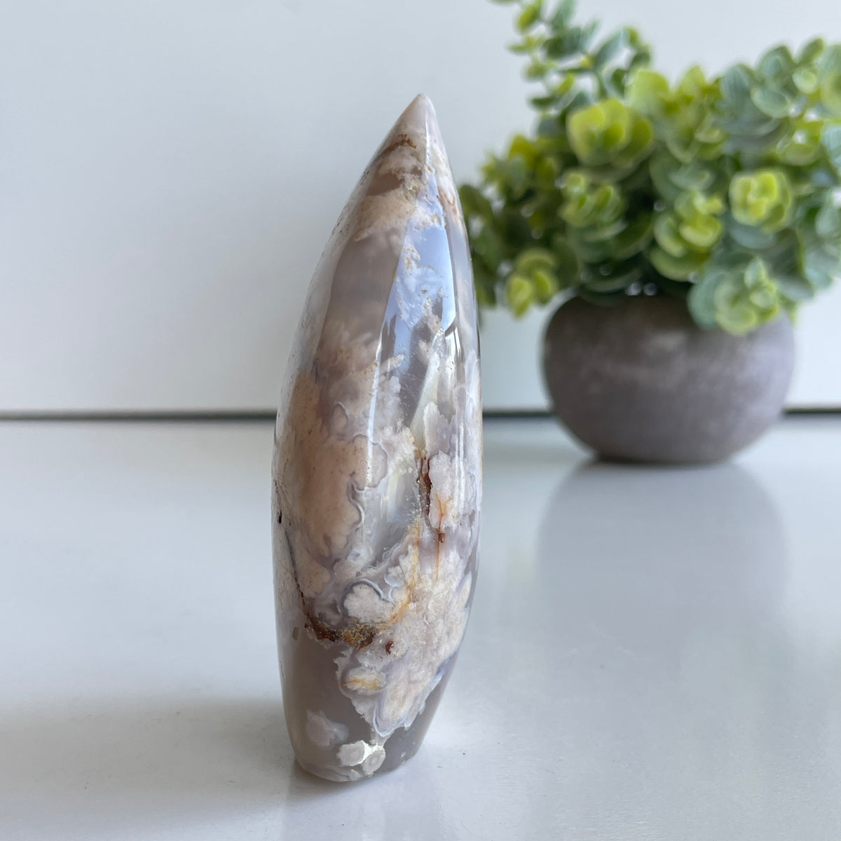 Flower Agate Flame 9.7cm