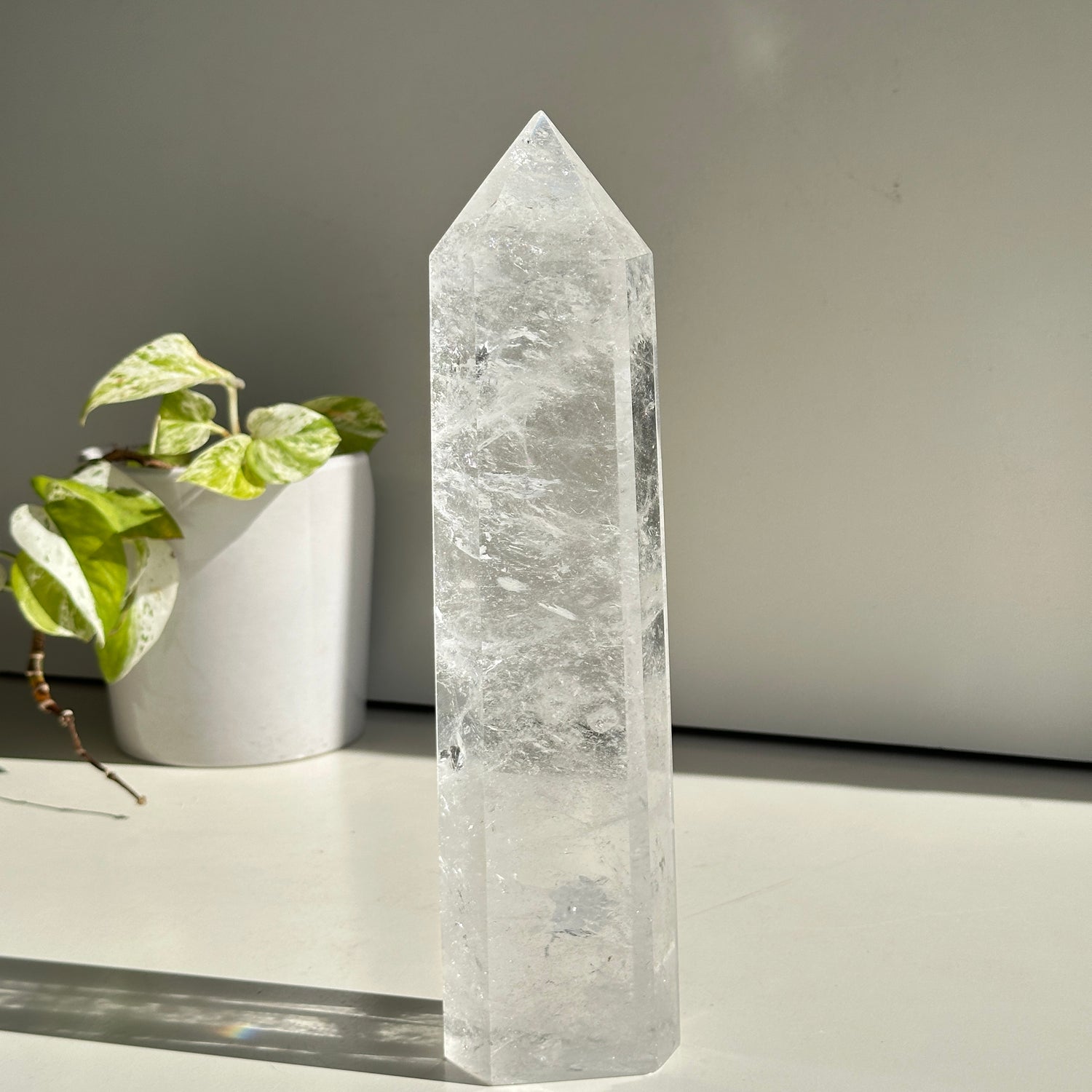 Clear Quartz Generator 28.7cm