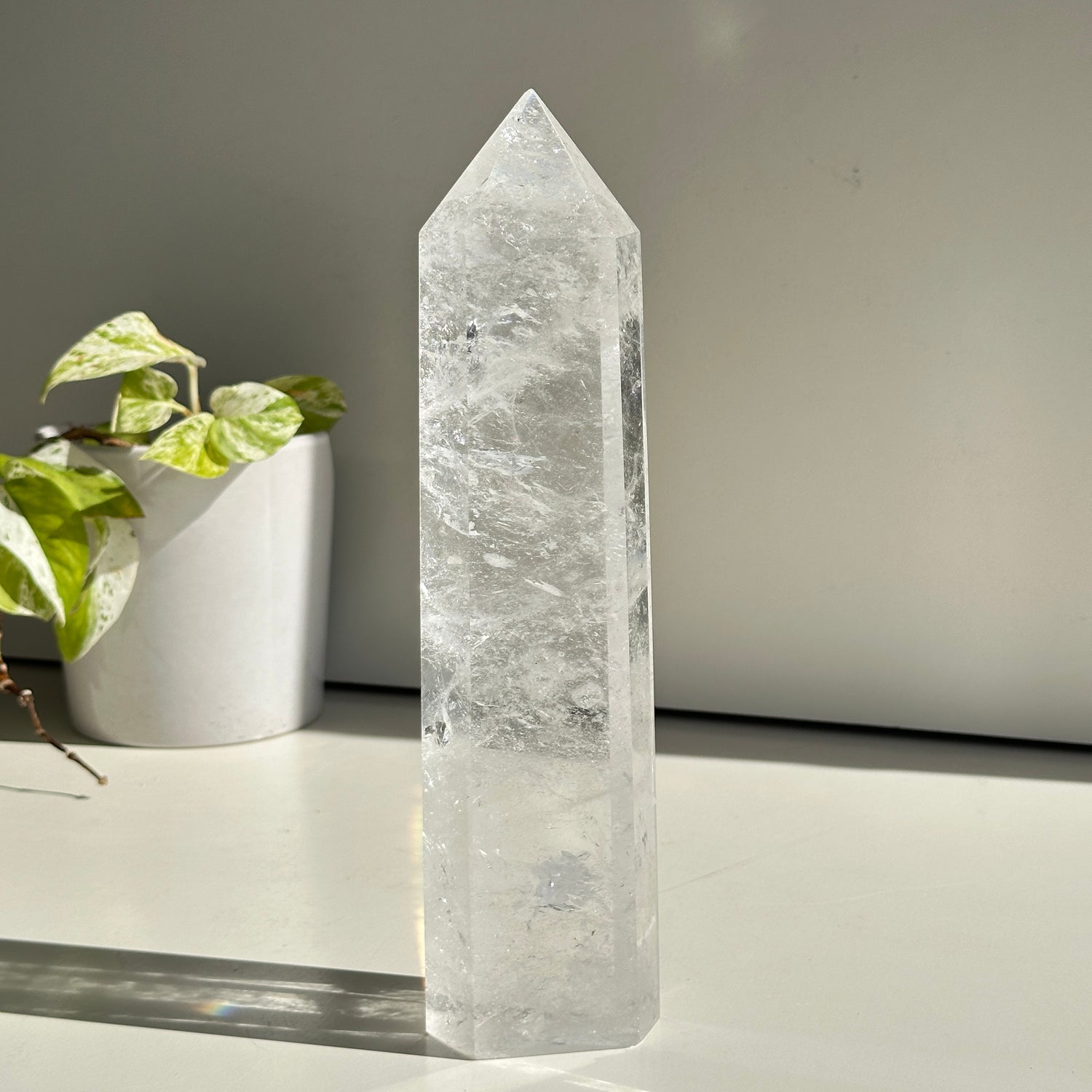 Clear Quartz Generator 28.7cm