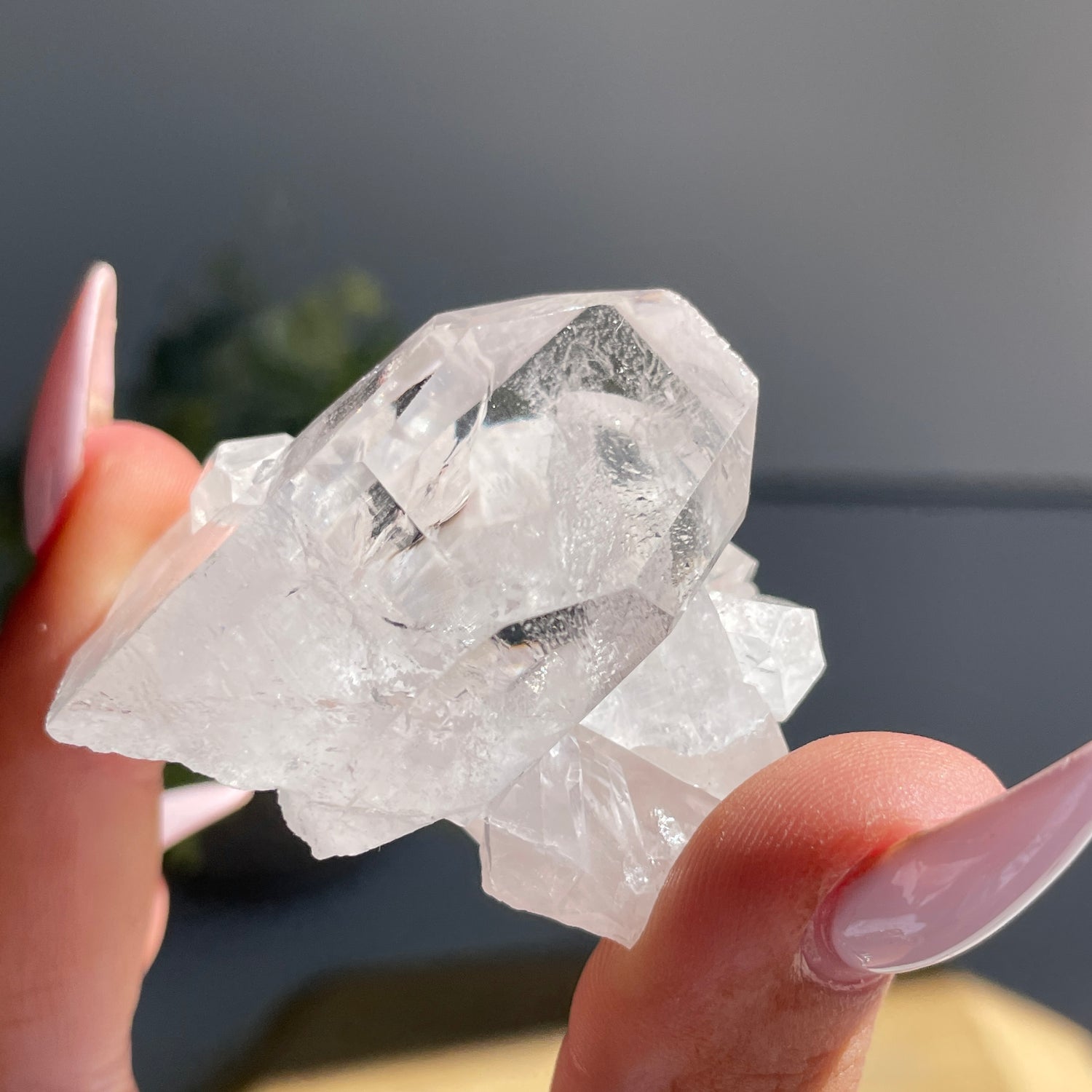 Lemurian Quartz Cluster 44g
