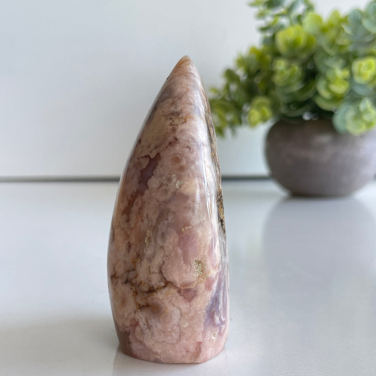Flower Agate Flame 7.7cm
