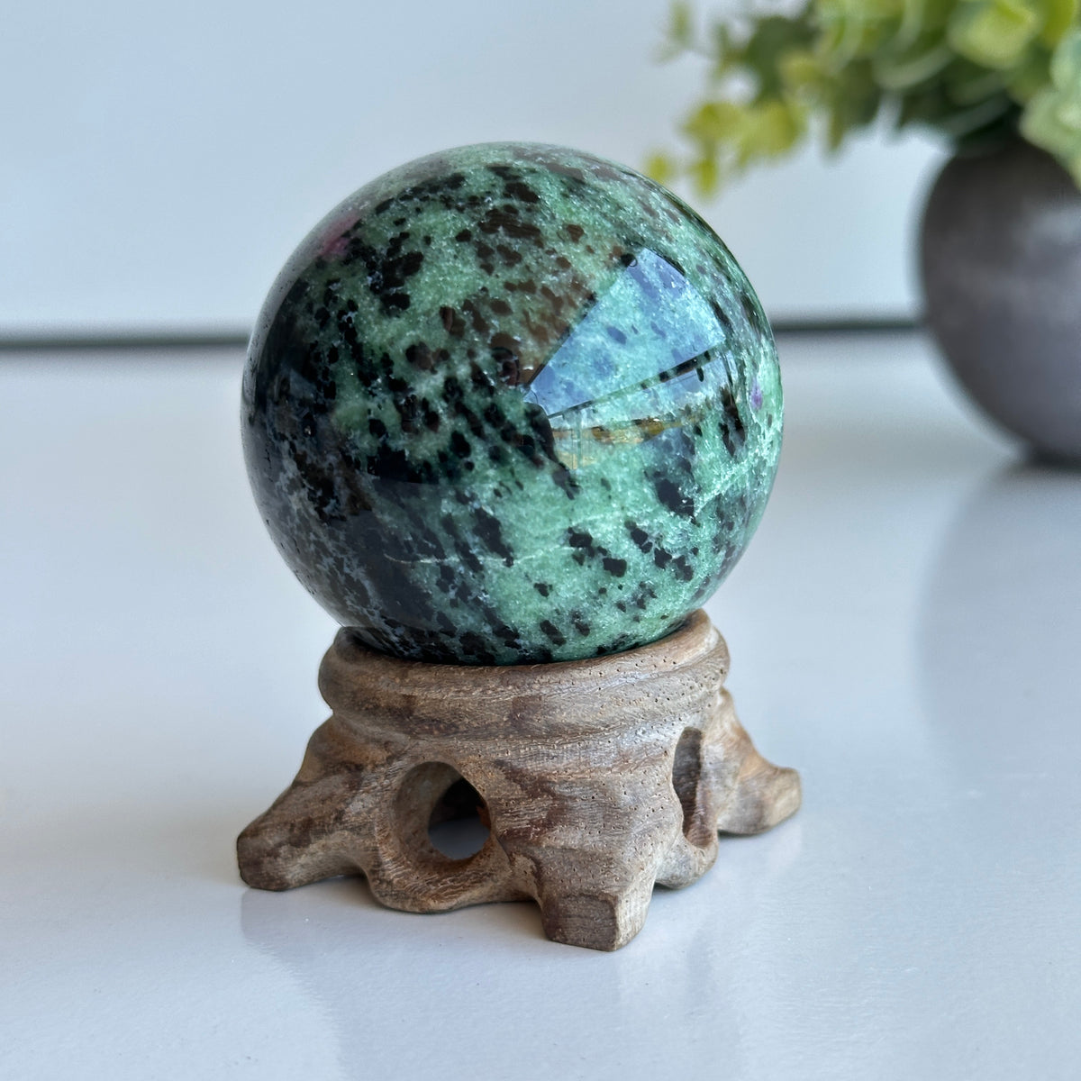 Ruby In Zoisite Sphere 5cm