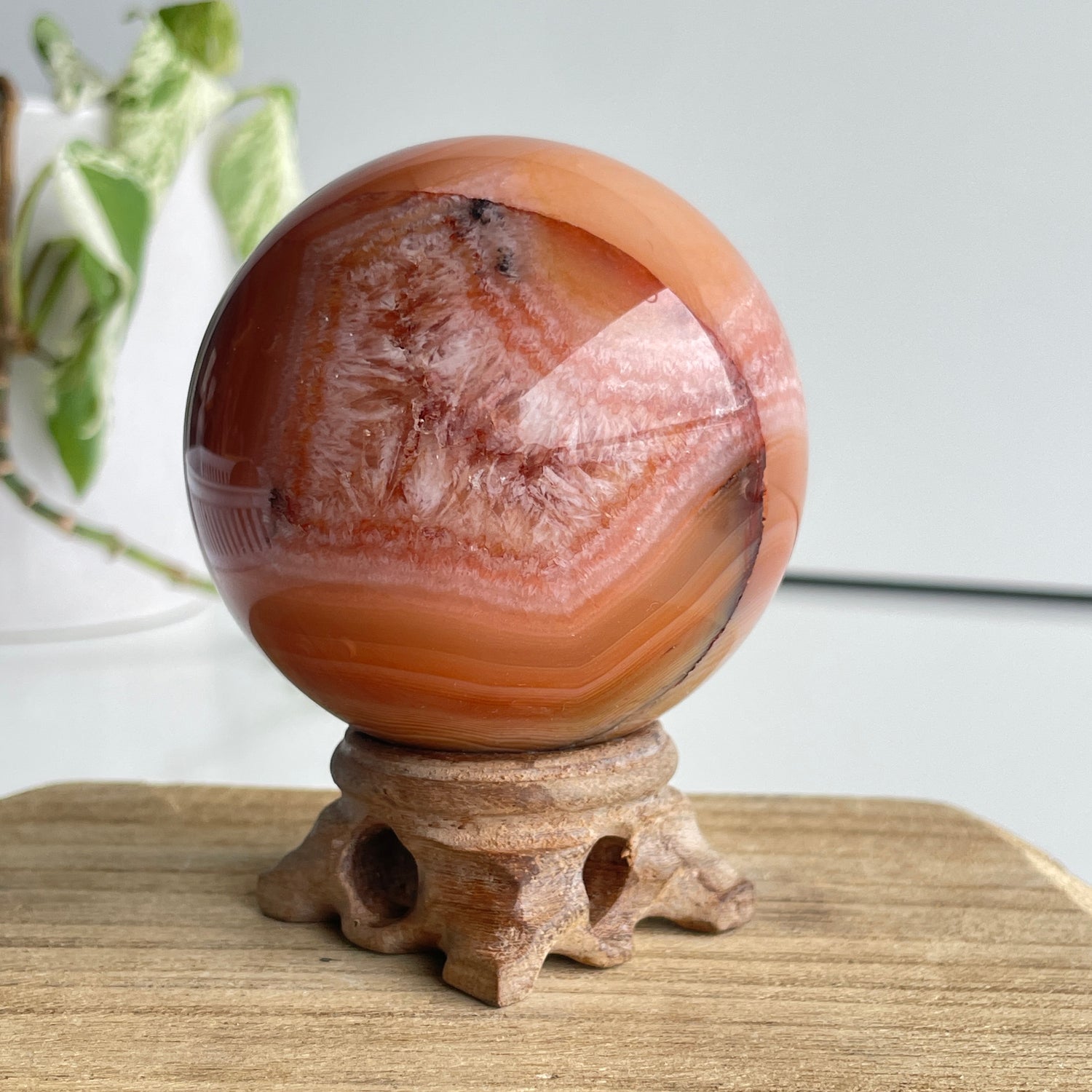 Carnelian Sphere 7cm