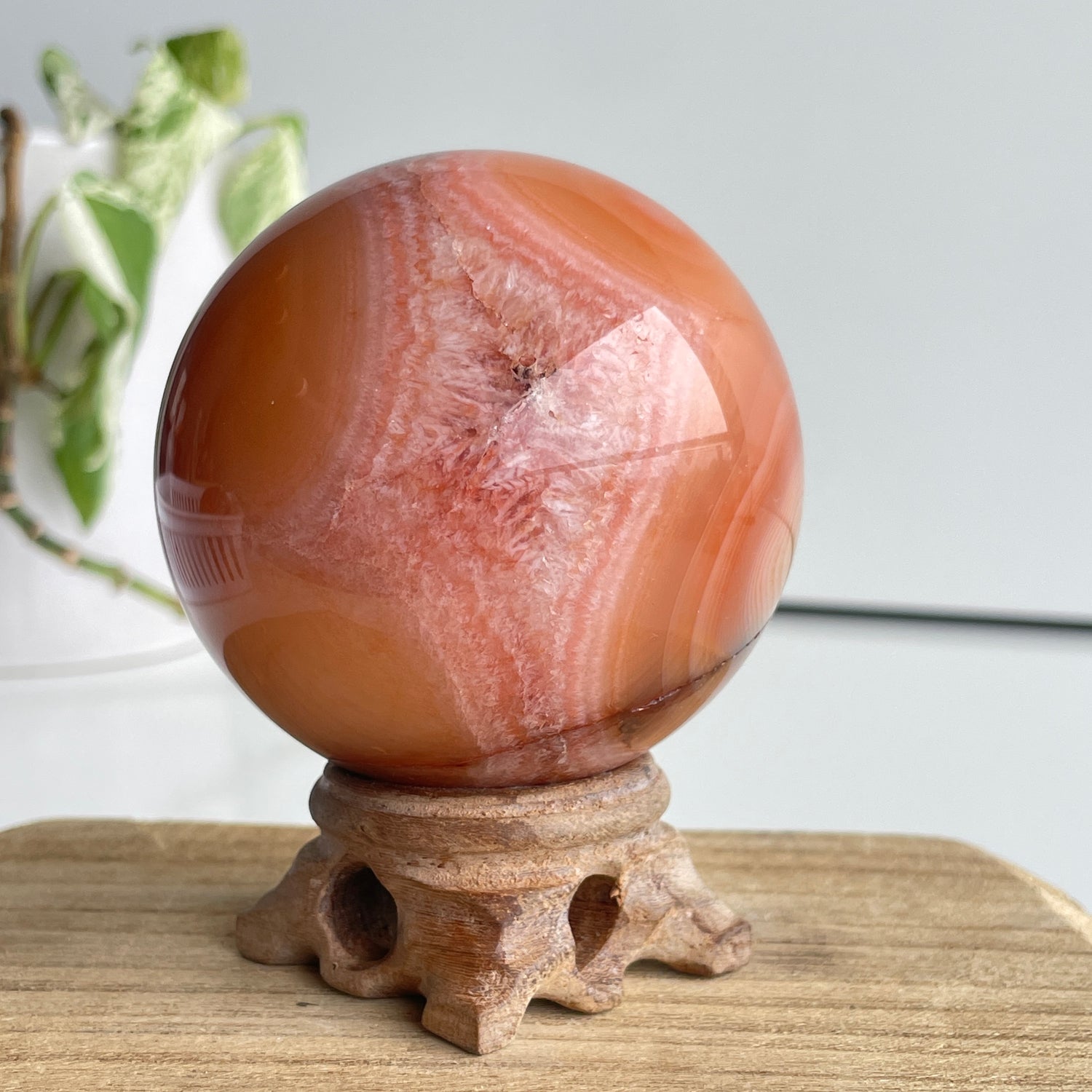 Carnelian Sphere 7cm