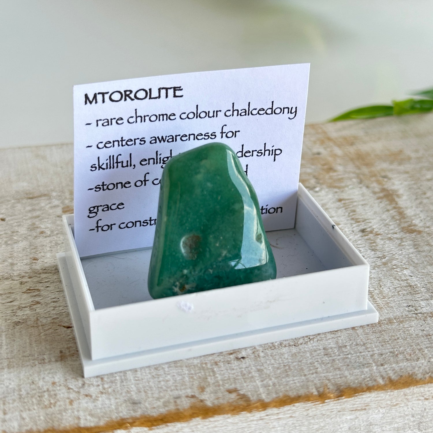 Mtorolite Specimen