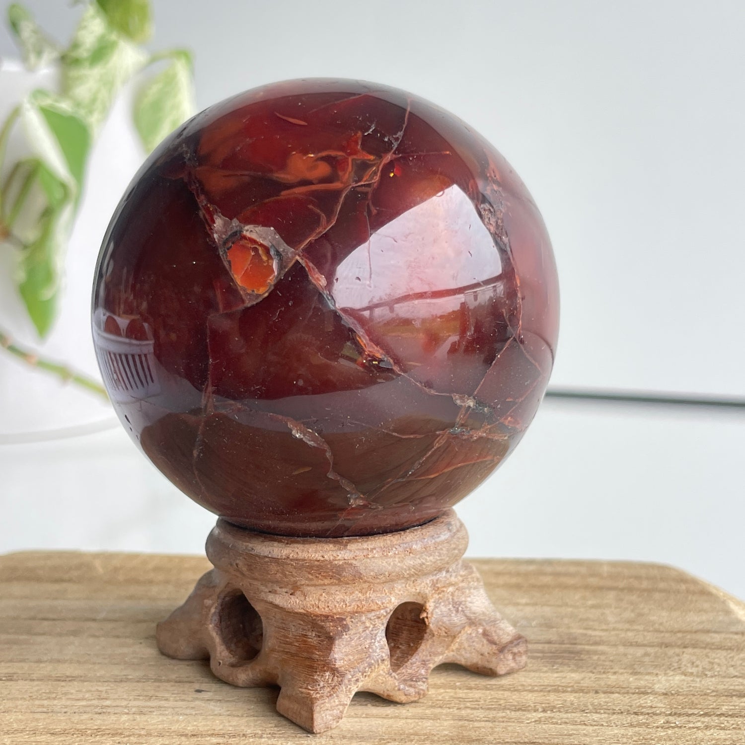Carnelian Sphere 6.9cm