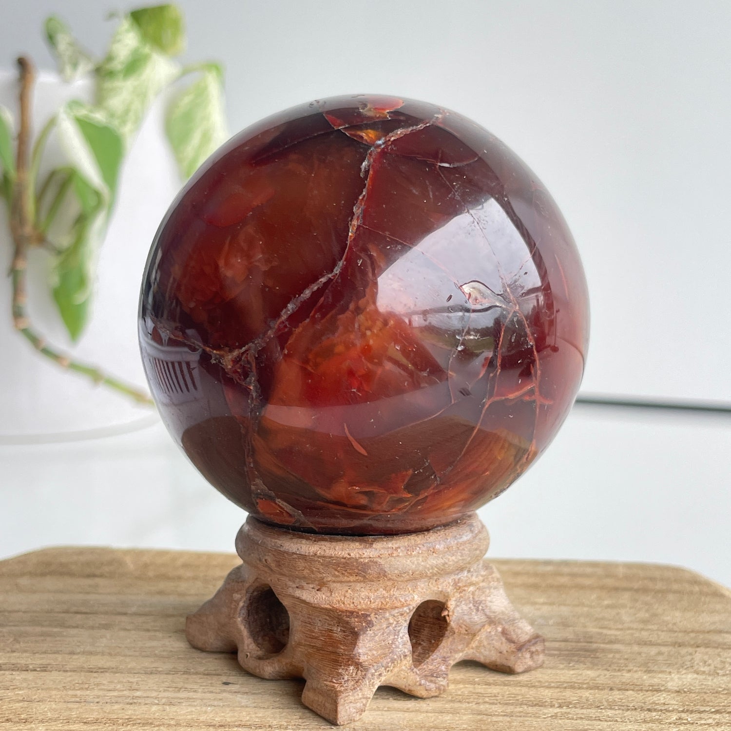 Carnelian Sphere 6.9cm