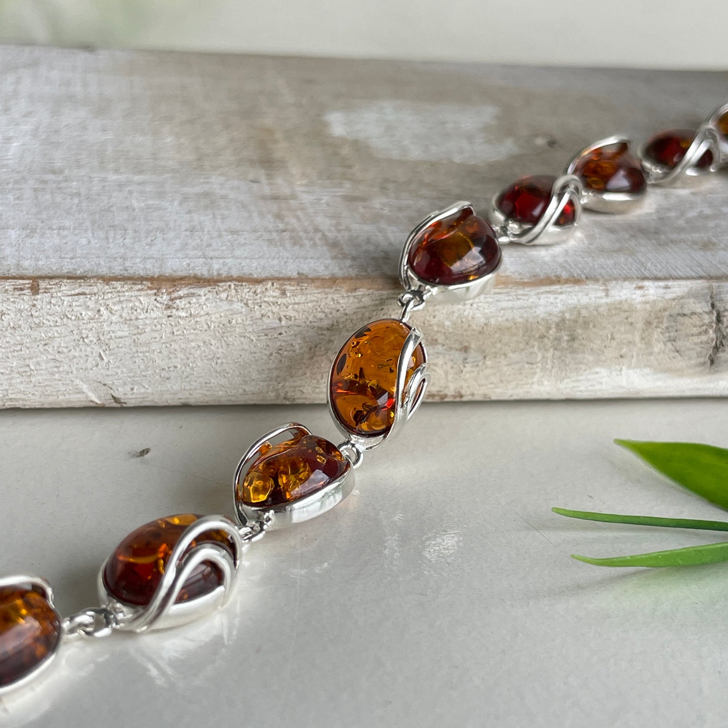 Amber Oval Bracelet