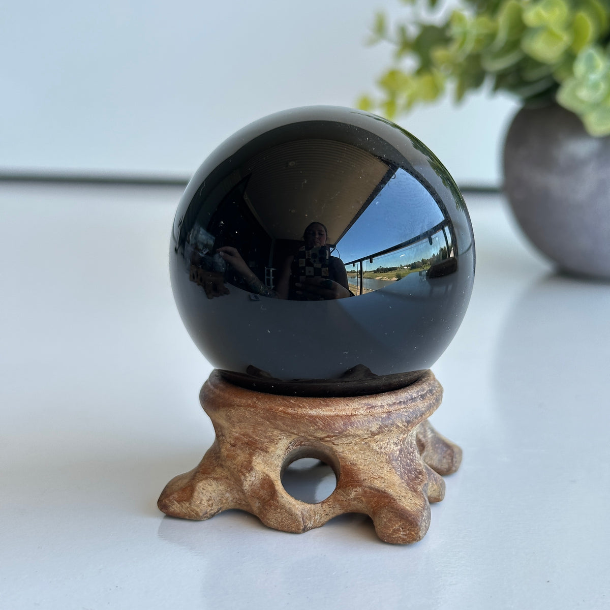 Black Obsidian Sphere 5.3cm