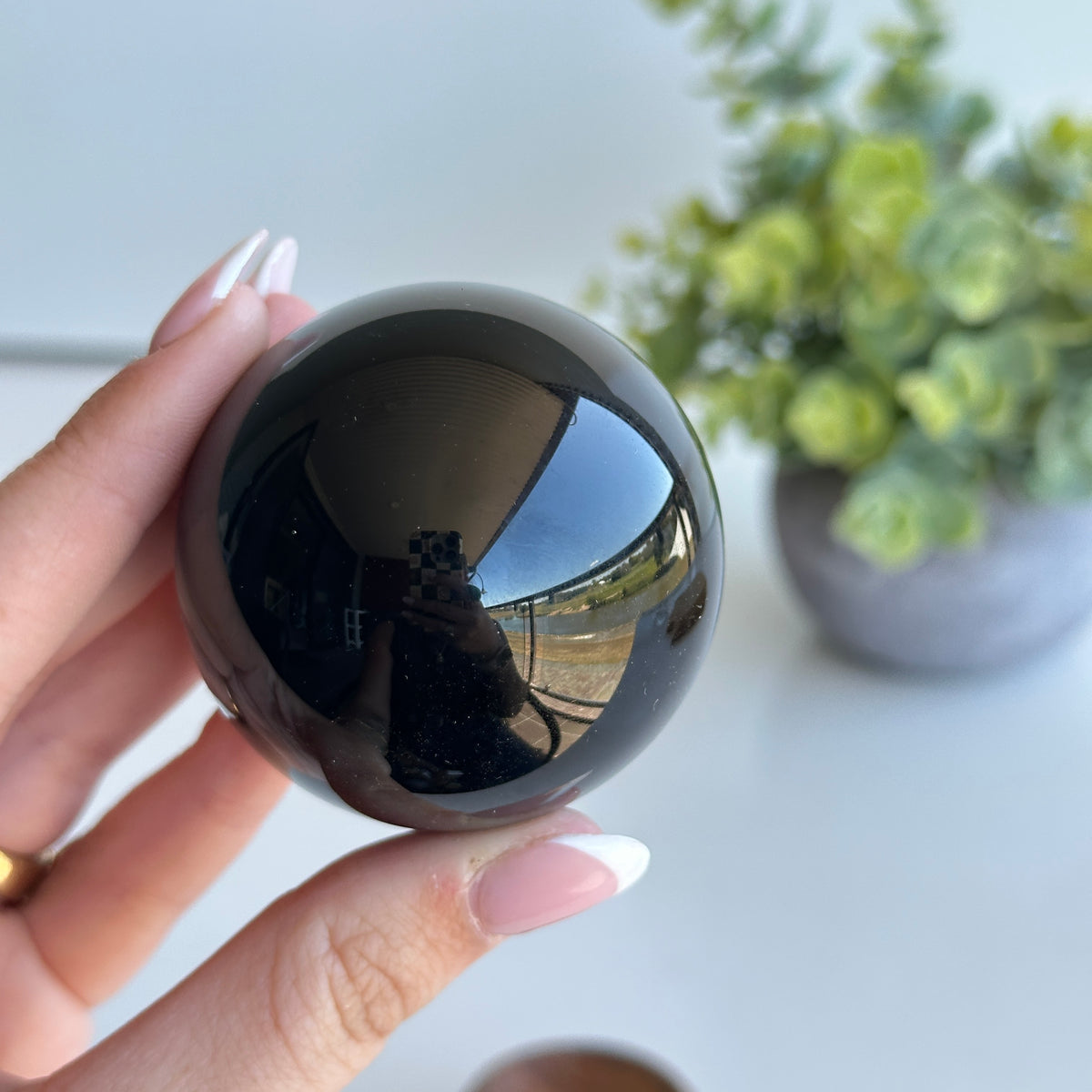 Black Obsidian Sphere 5.3cm