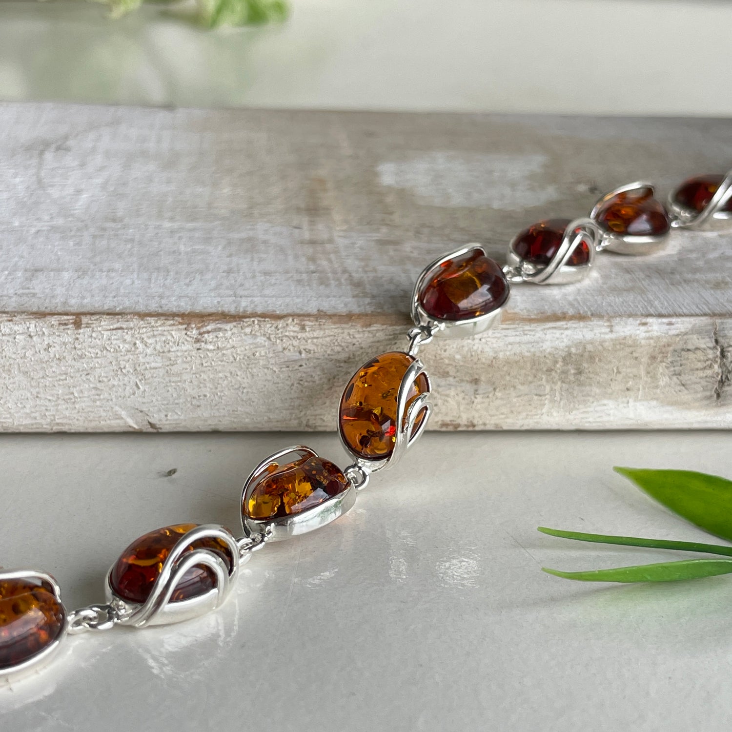 Amber Oval Bracelet