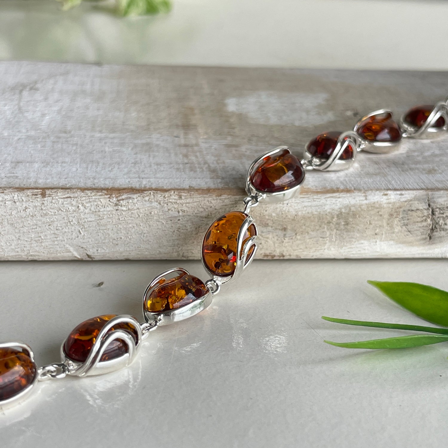 Amber Oval Bracelet
