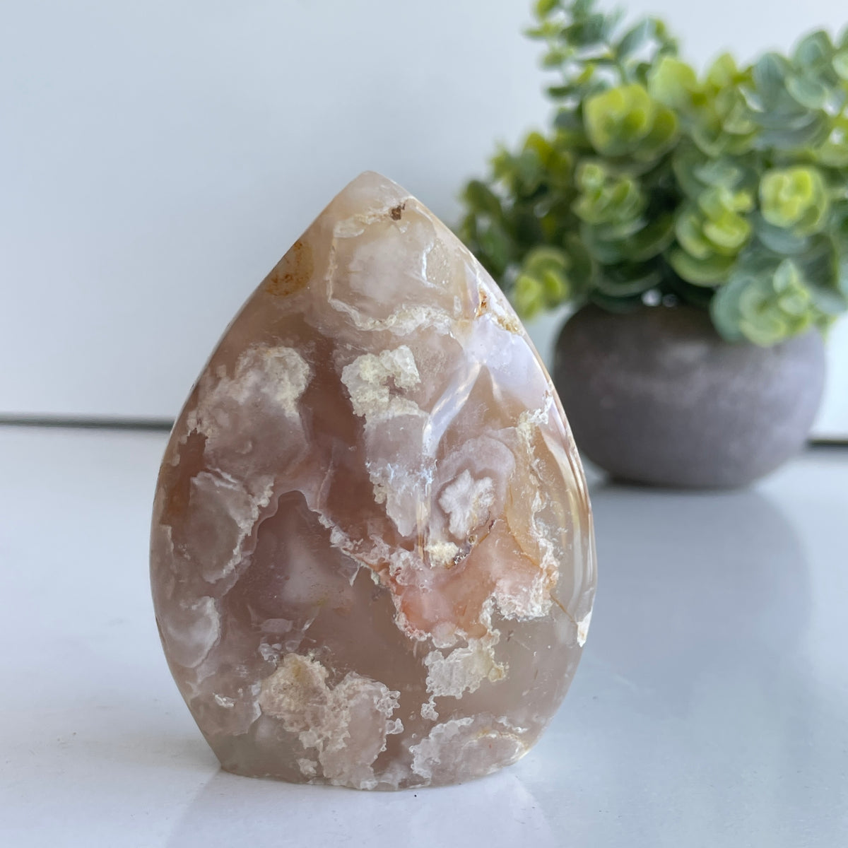 Flower Agate Flame 7.4cm